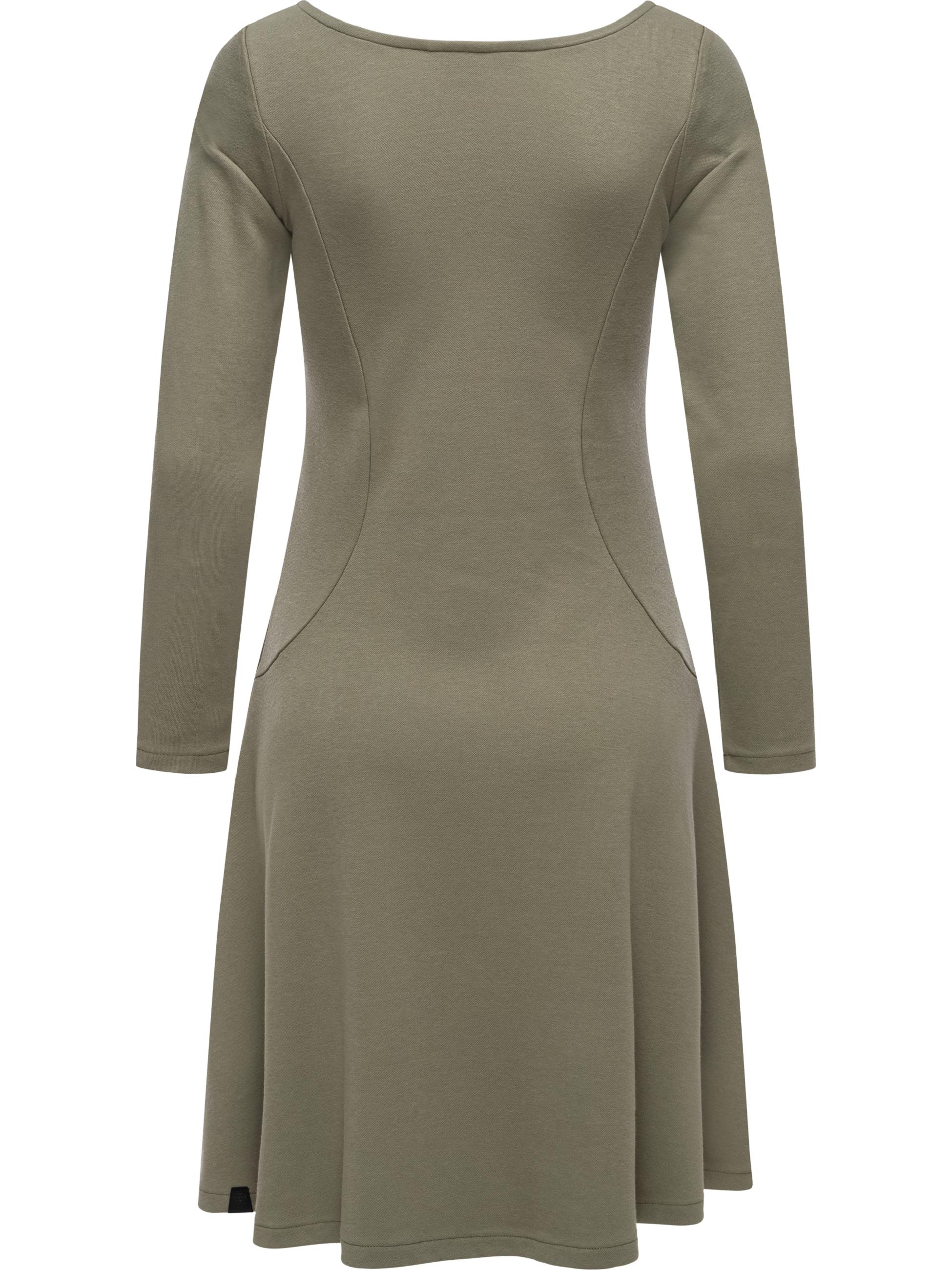 Langarm Jerseykleid "Appero" Olive