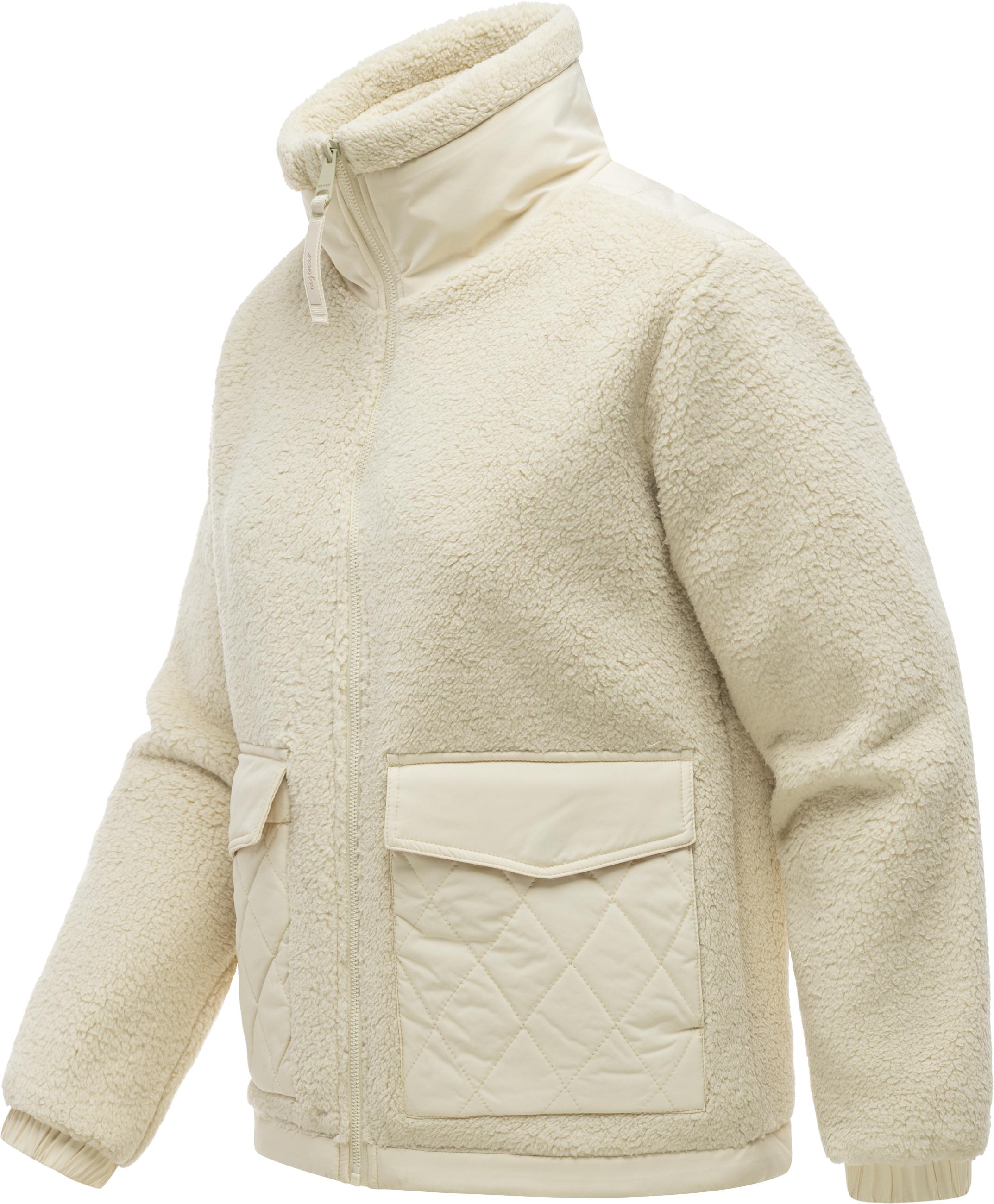 Plüschjacke "Arctika Y" Ecru