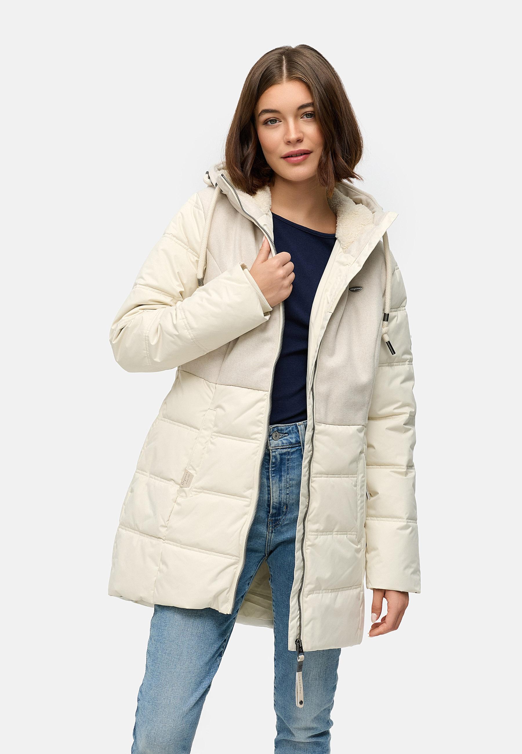 Wintermantel Winterparka "Ashani Block Intl." Ecru25