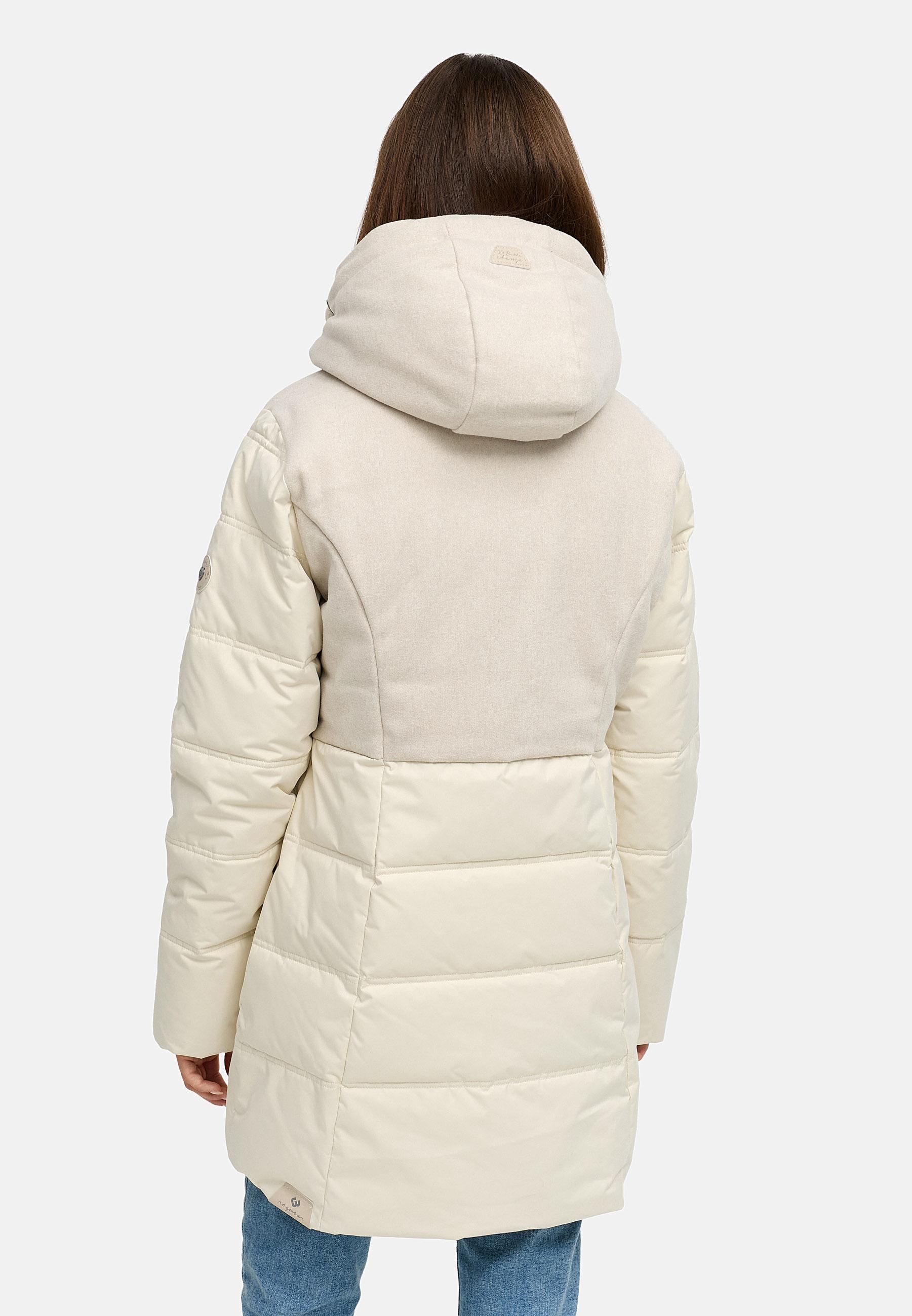 Wintermantel Winterparka "Ashani Block Intl." Ecru25