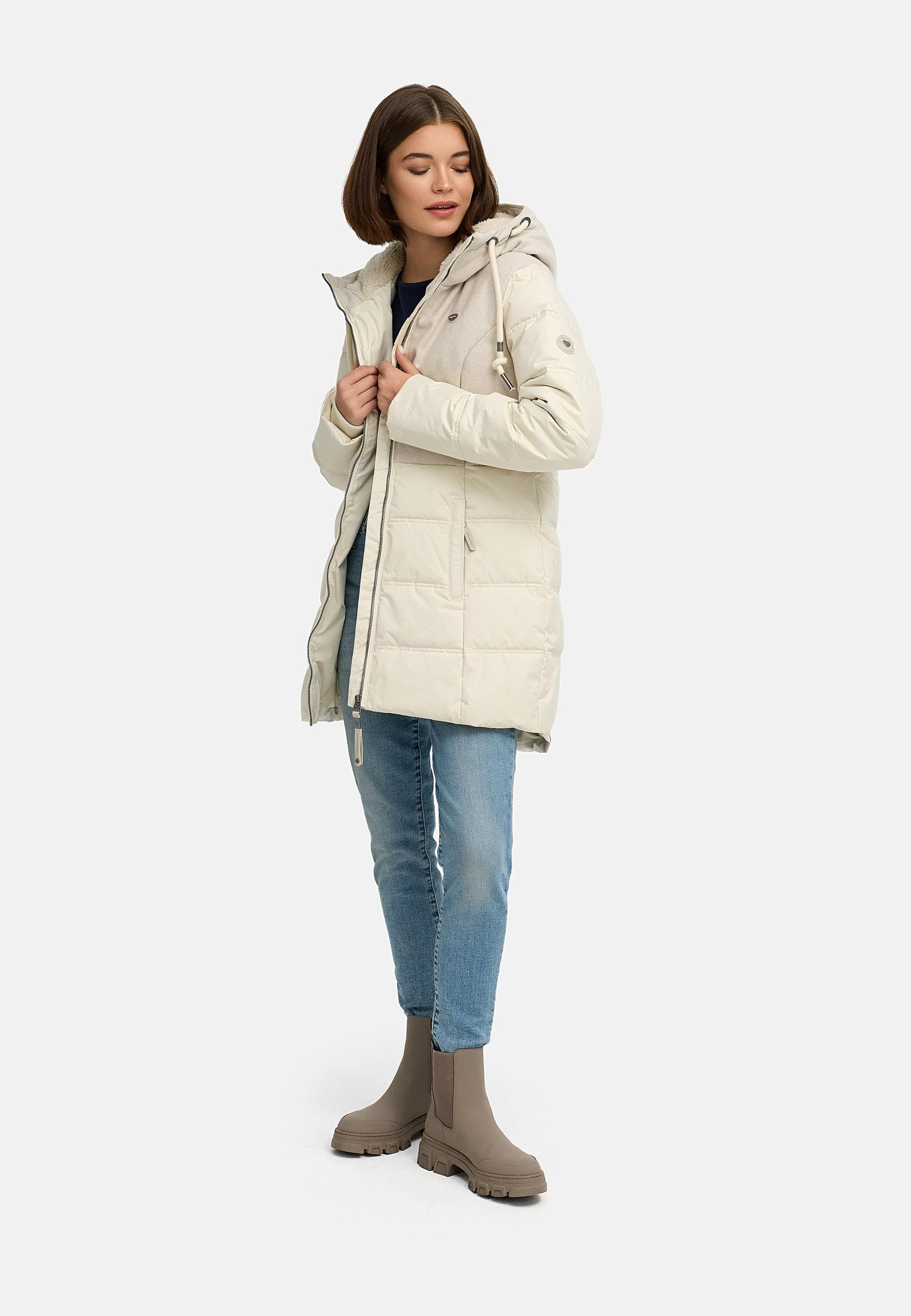 Wintermantel Winterparka "Ashani Block Intl." Ecru25