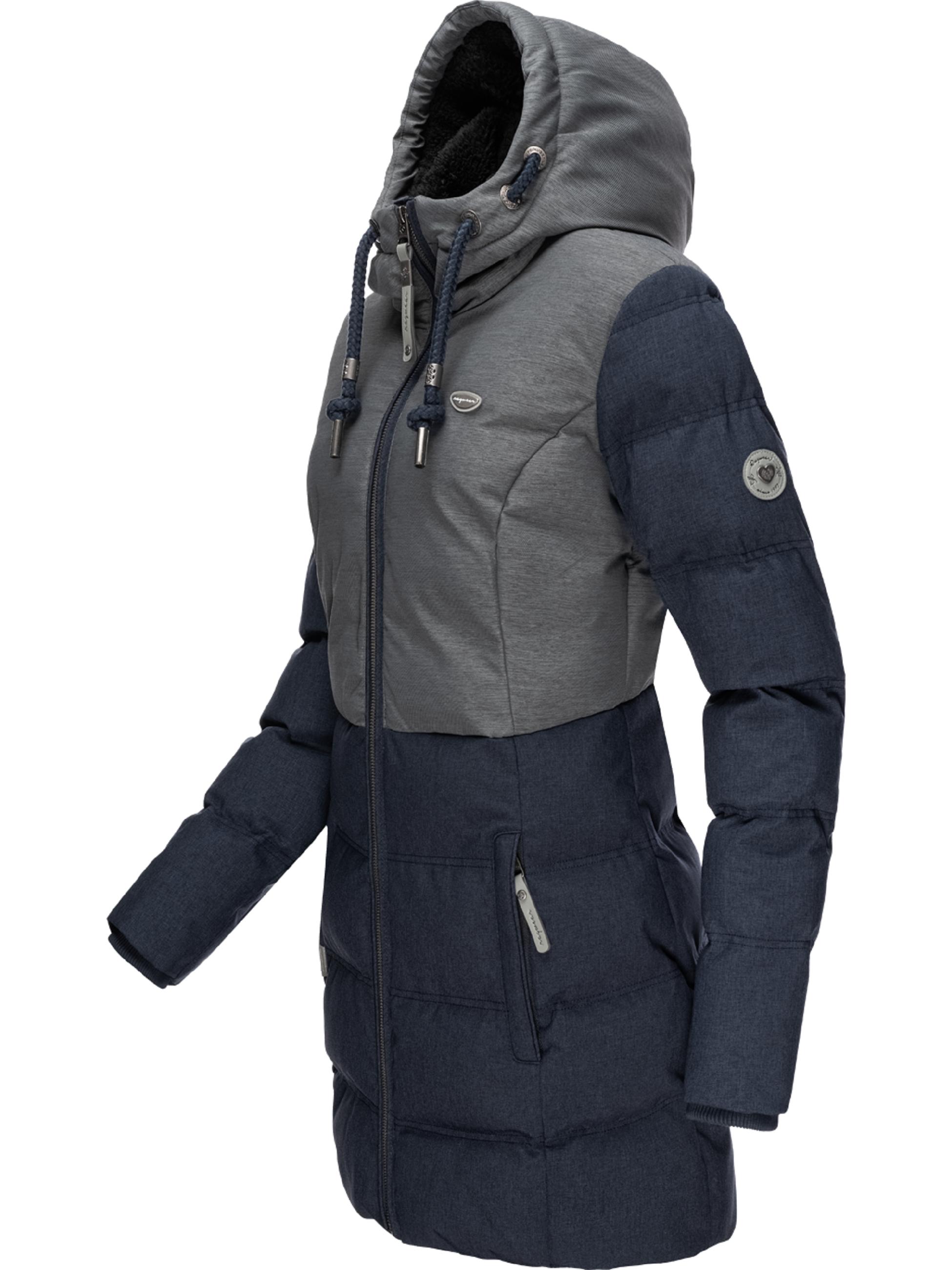 Jacke Wintermantel Winterparka Ashani Block Intl. Navy