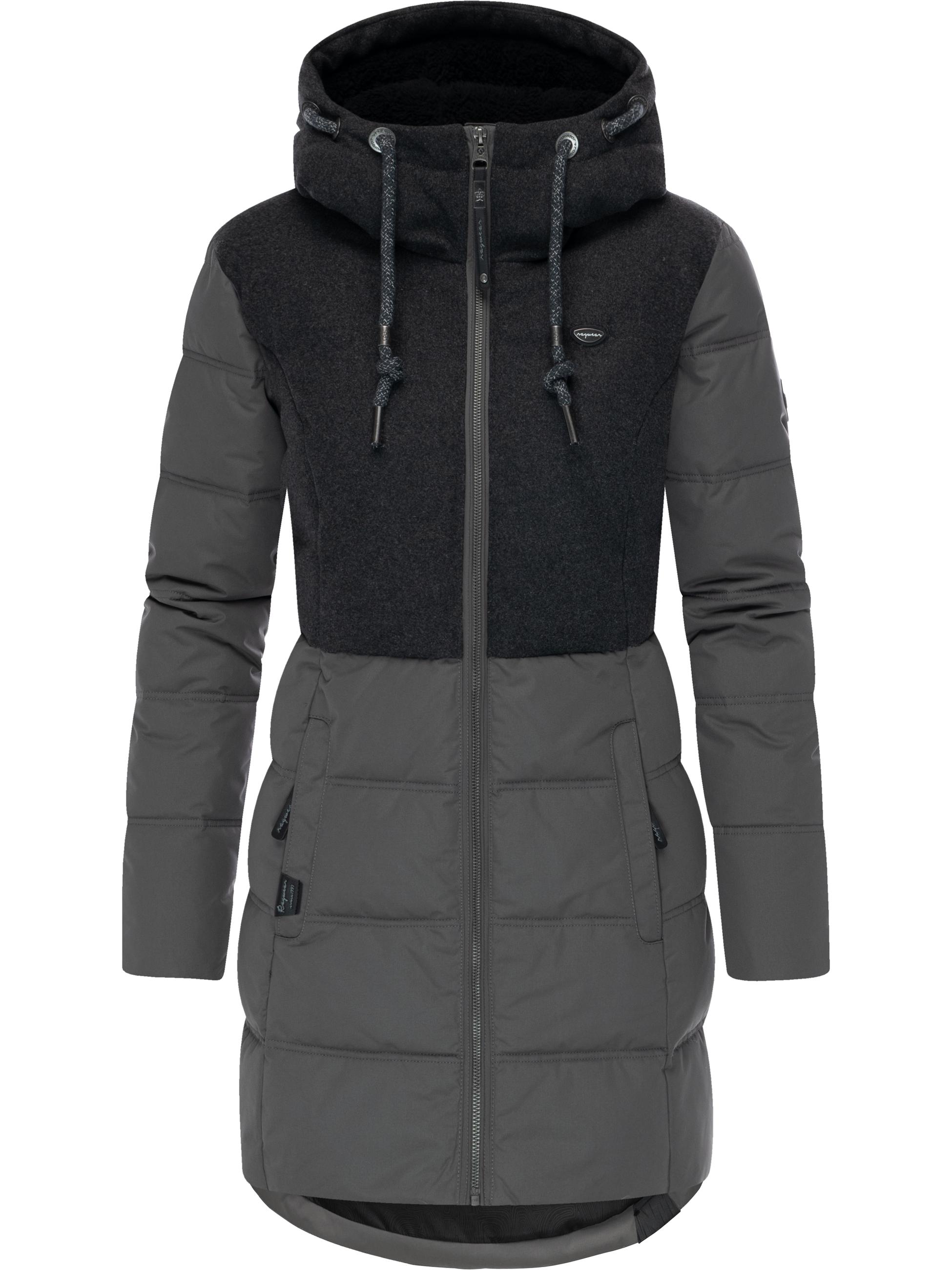 Wintermantel Winterparka "Ashani Block Intl." Stone Grey25