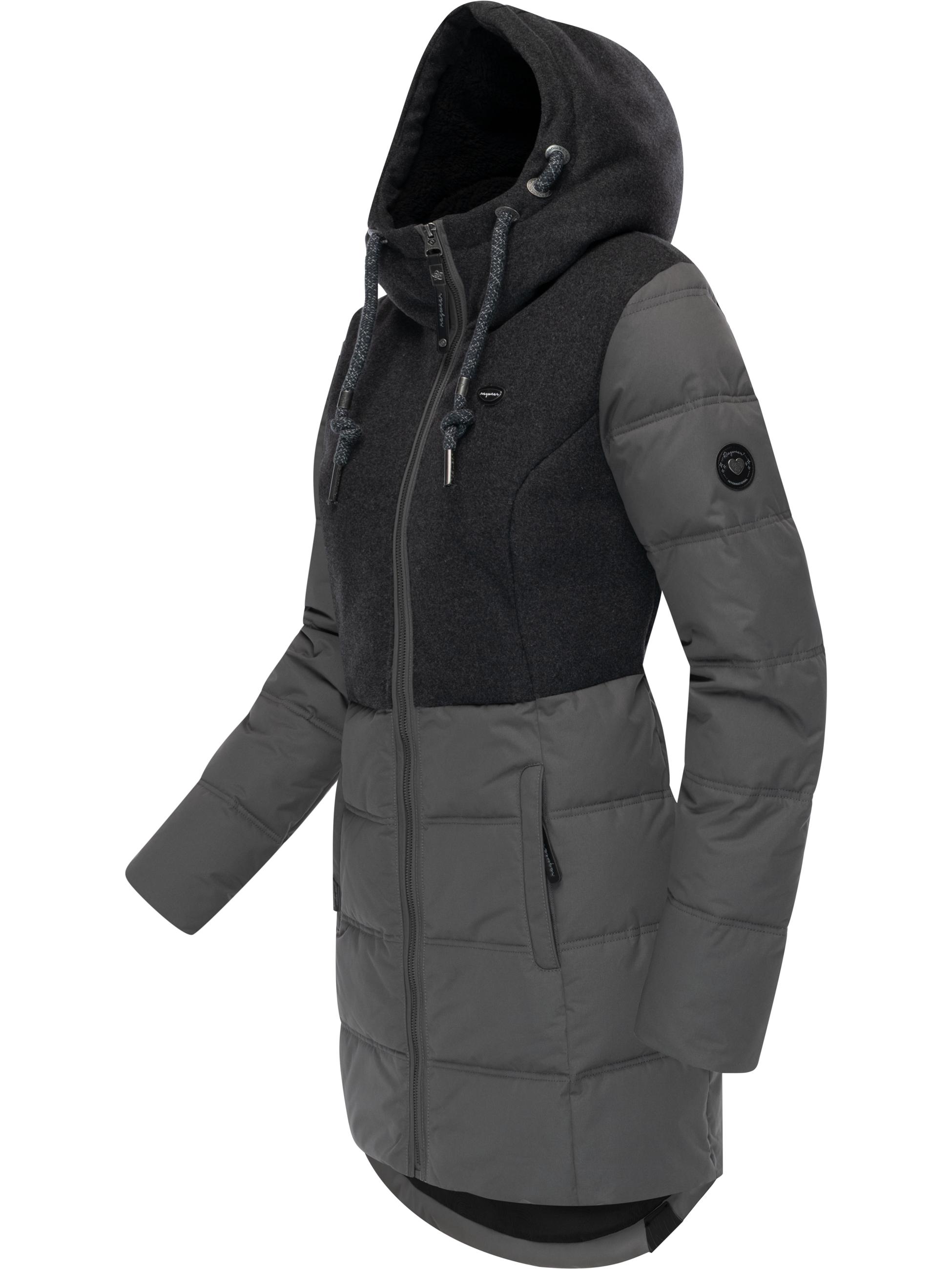 Wintermantel Winterparka "Ashani Block Intl." Stone Grey25