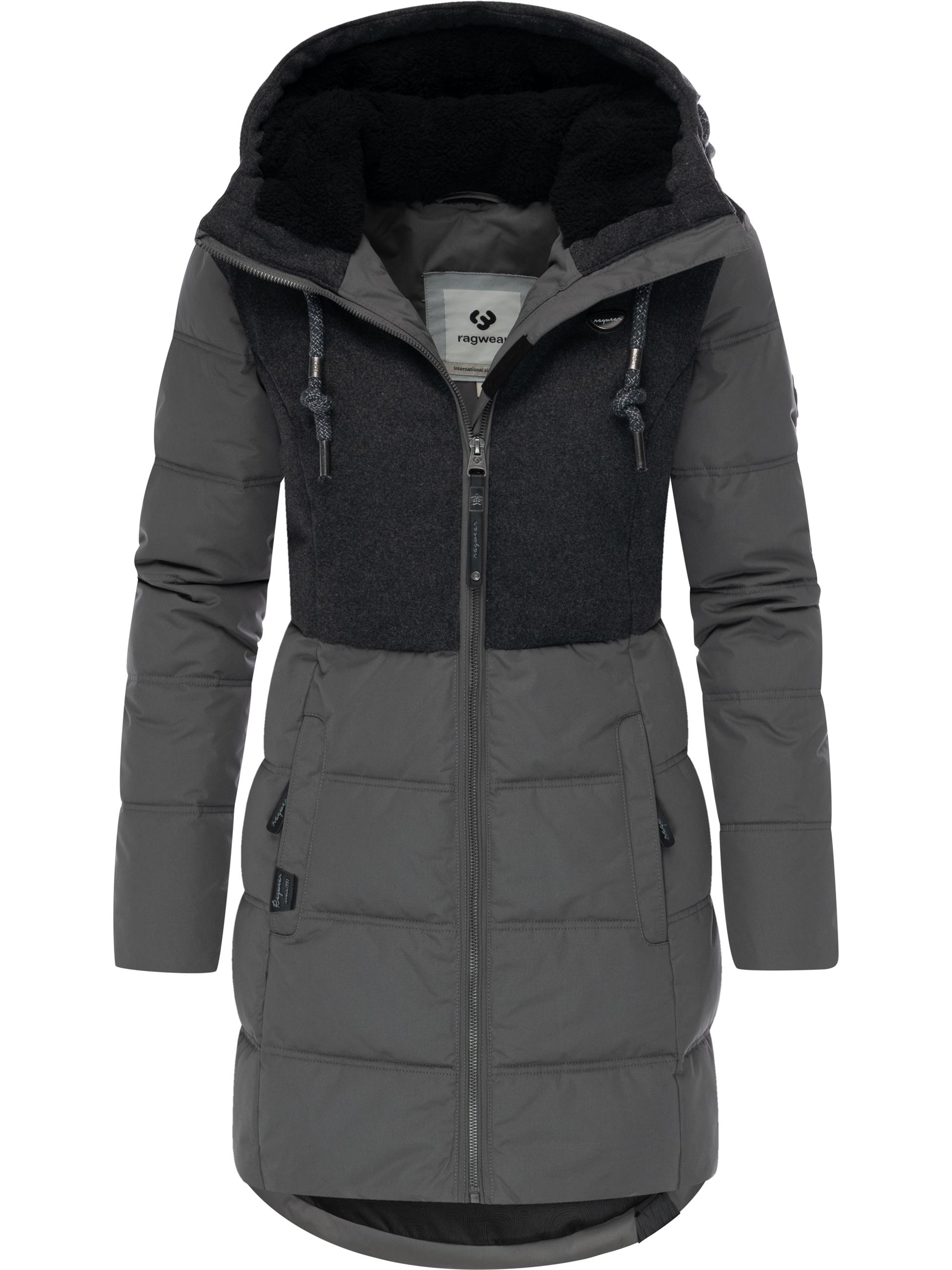 Wintermantel Winterparka "Ashani Block Intl." Stone Grey25