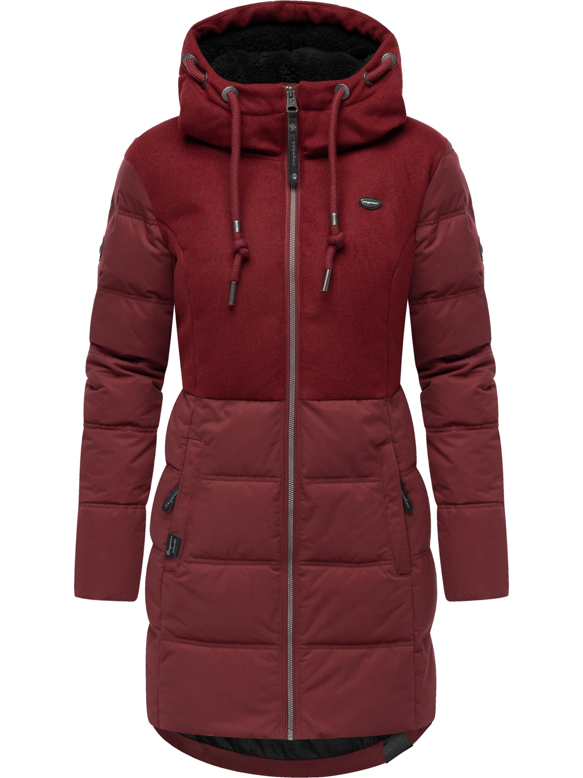 Wintermantel Winterparka "Ashani Block Intl." Wine Red25