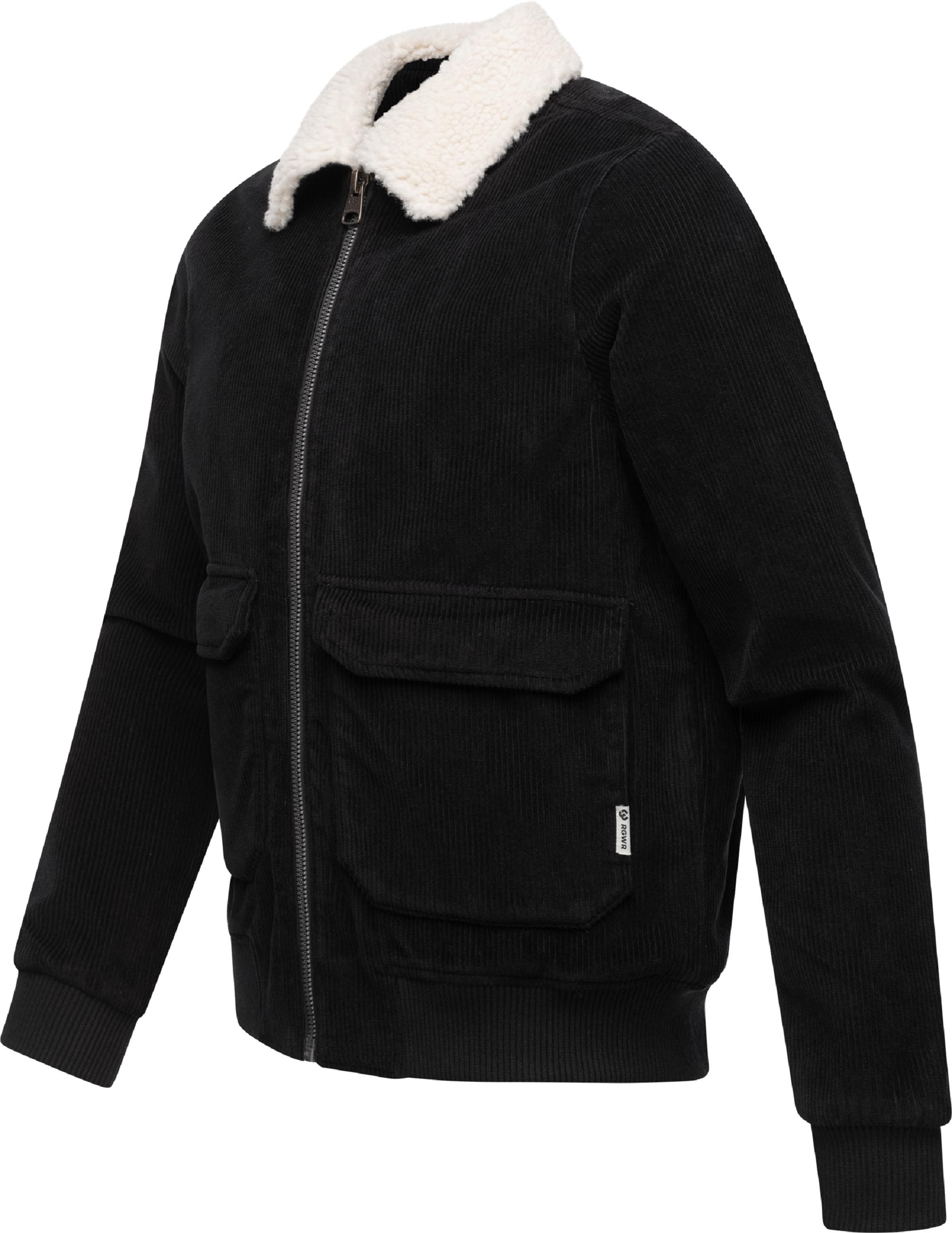 Wasserdichte Kordjacke "Aviss" Black