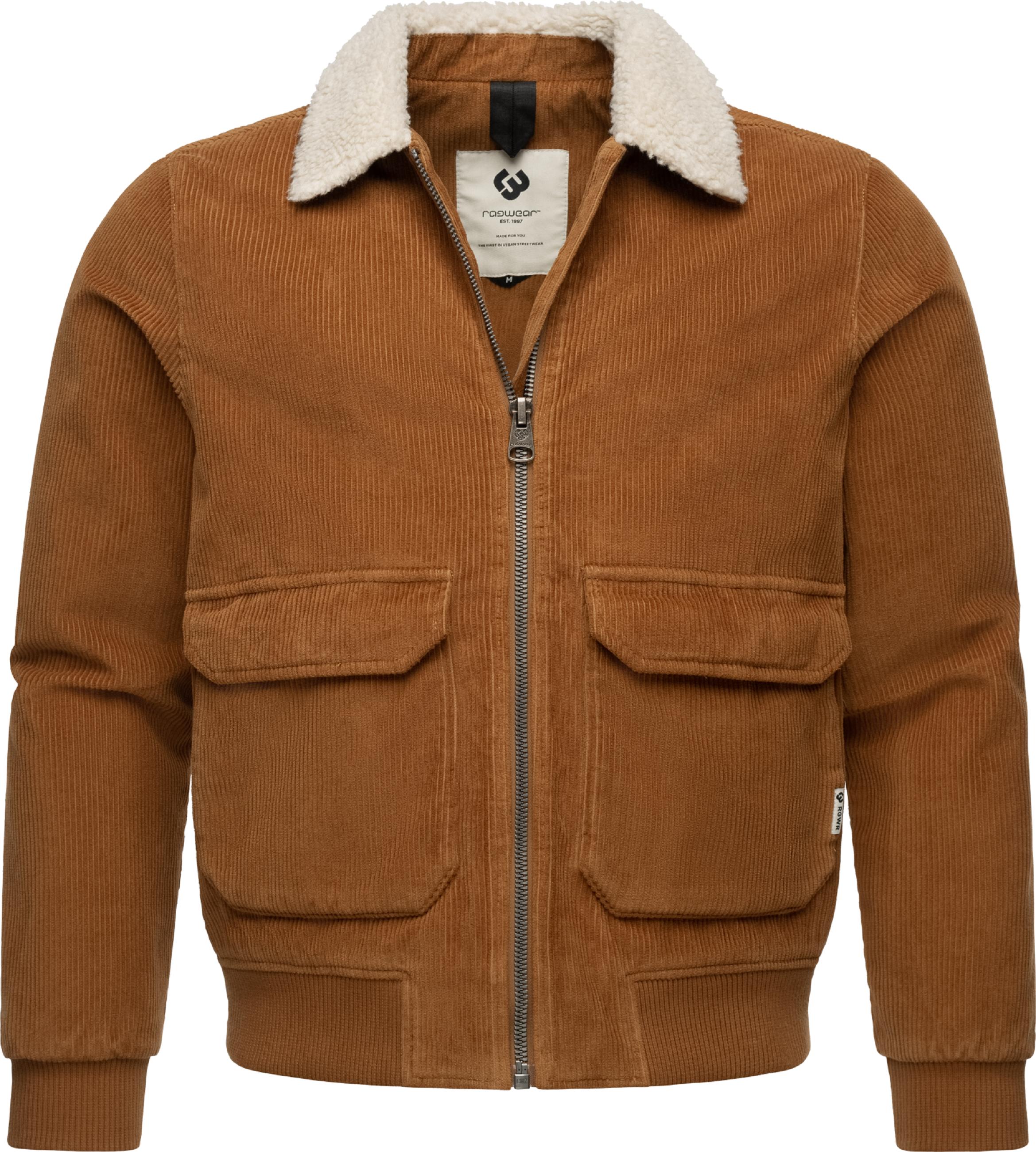 Wasserdichte Kordjacke "Aviss" Brown Sugar