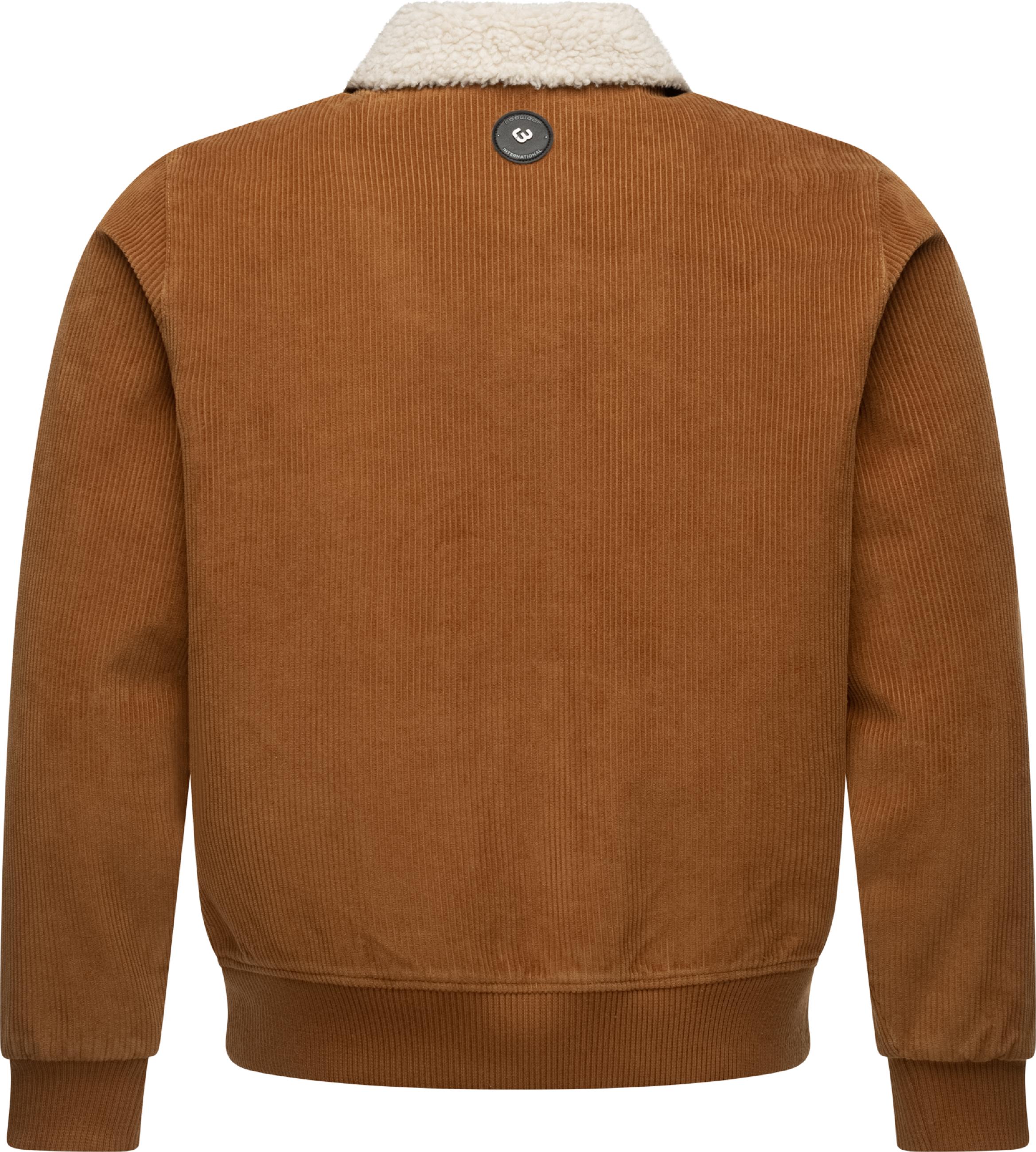 Wasserdichte Kordjacke "Aviss" Brown Sugar