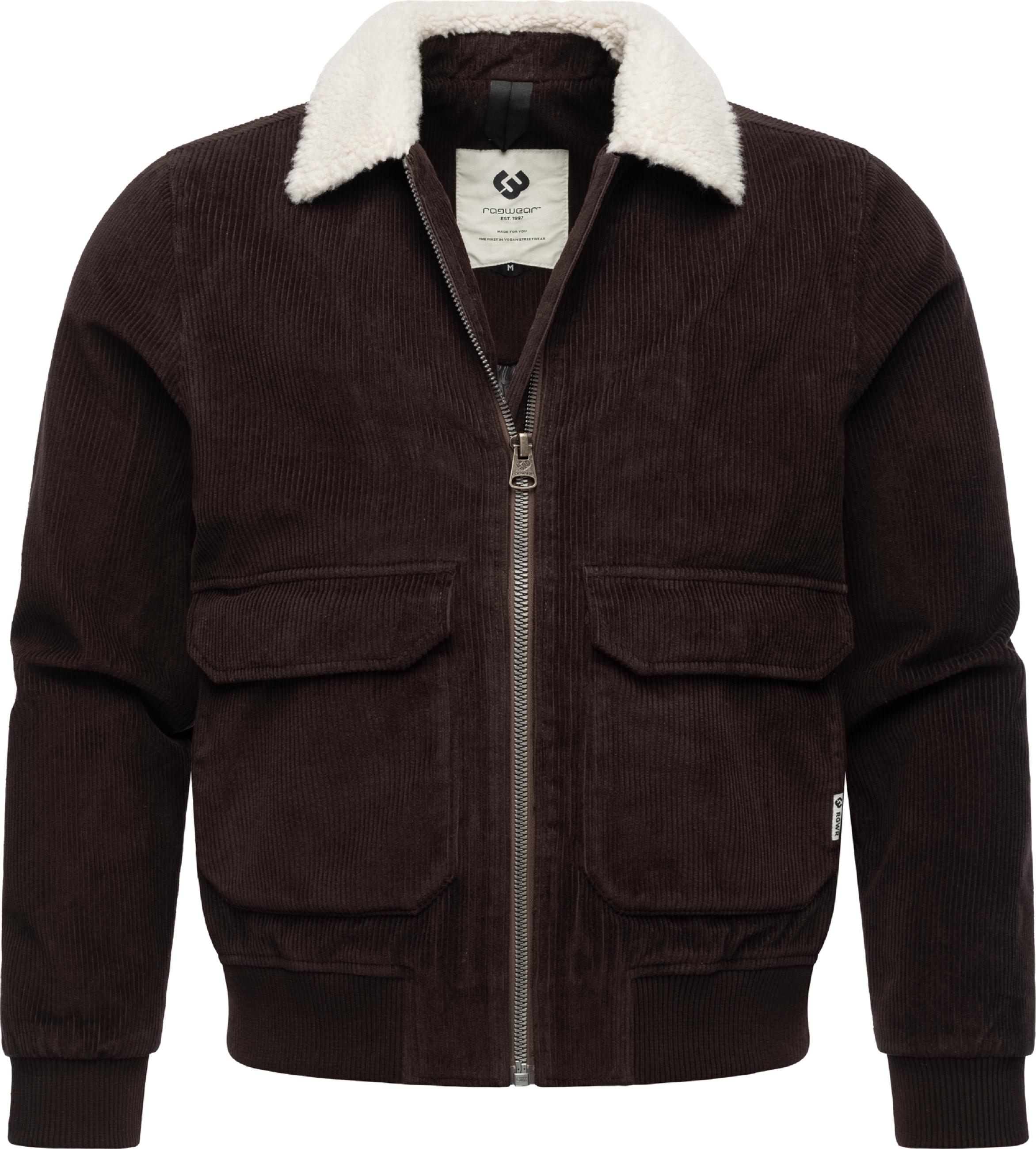 Wasserdichte Kordjacke "Aviss" Dark Brown