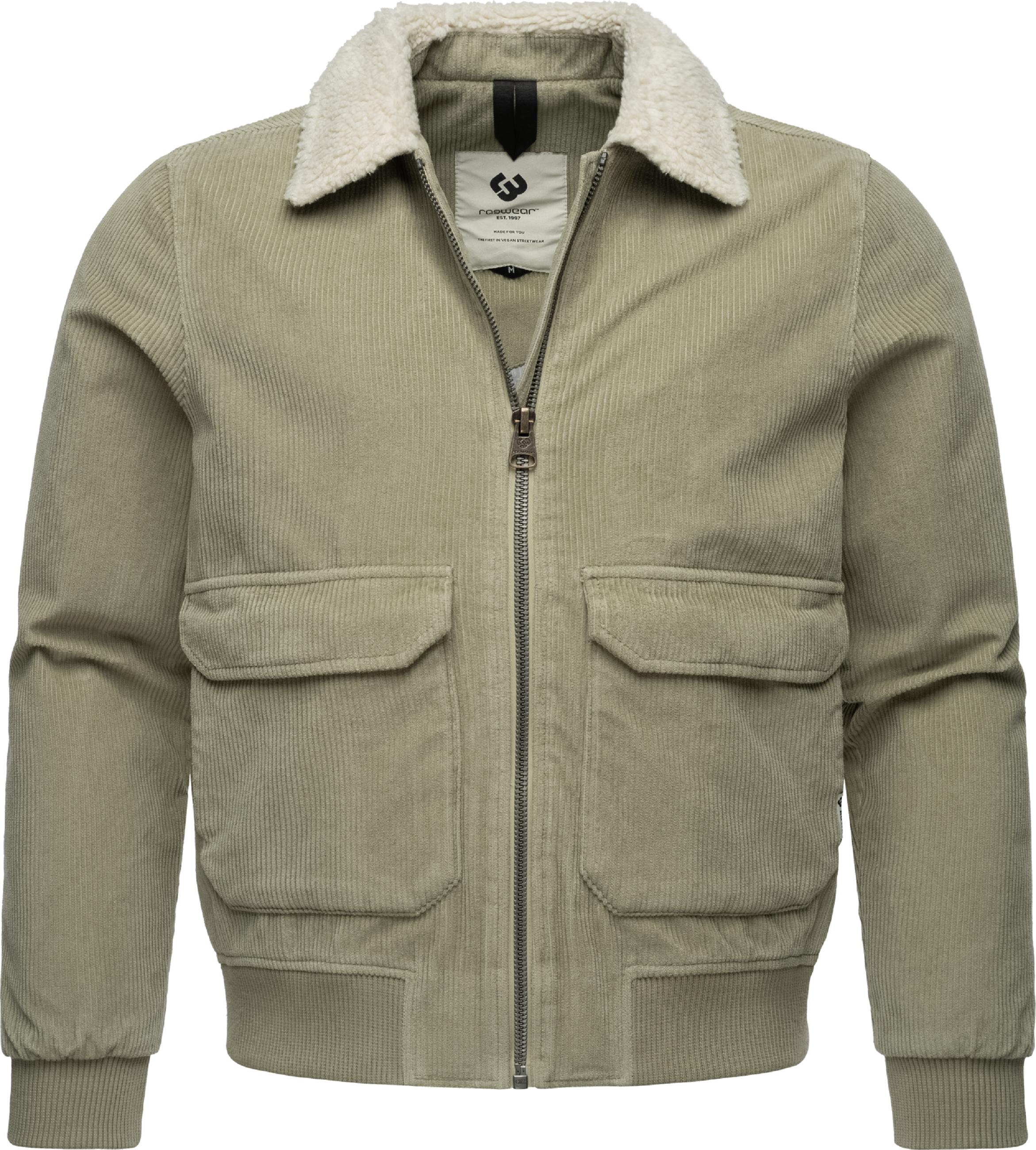 Wasserdichte Kordjacke "Aviss" Dusty Olive