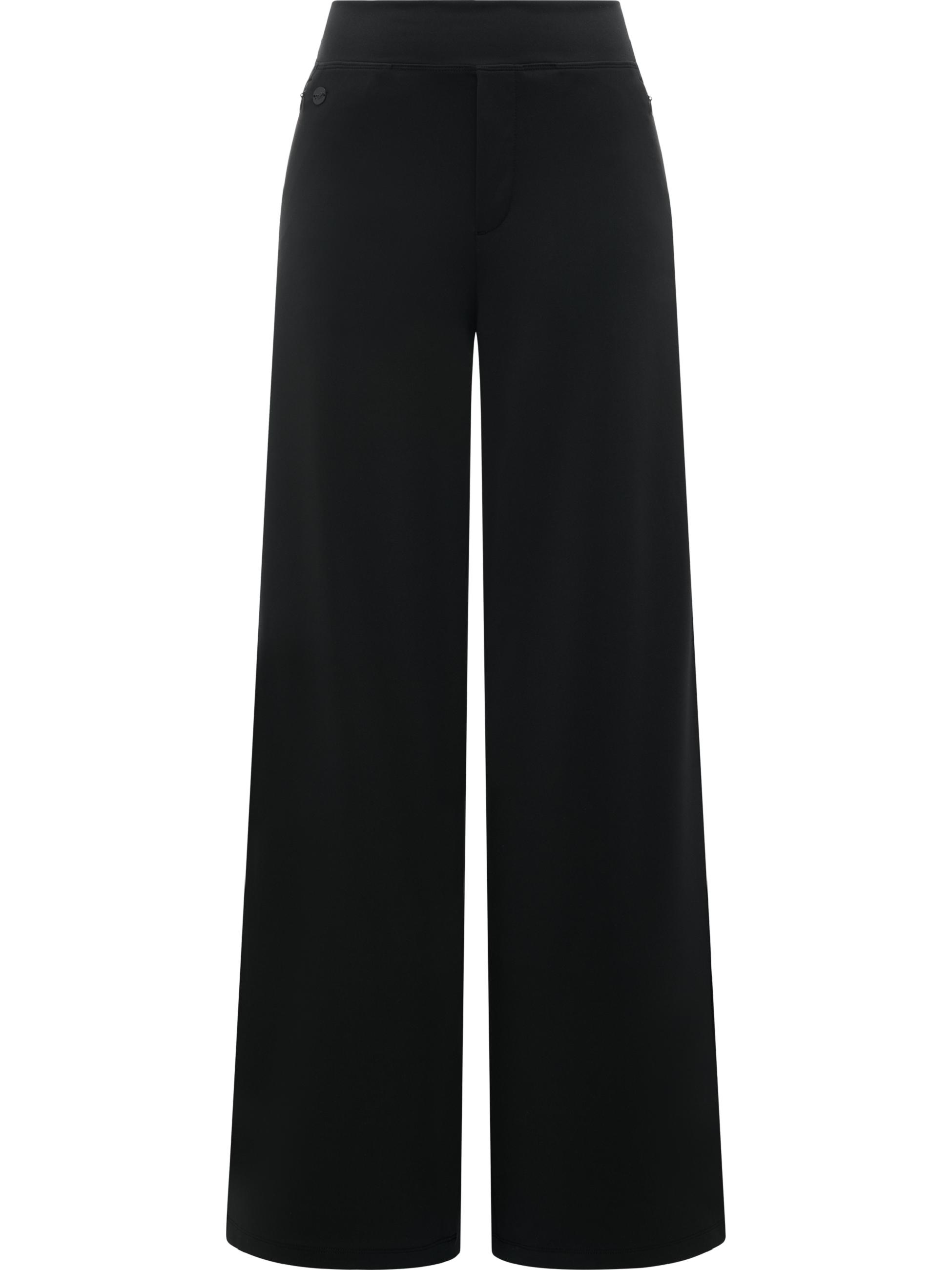 Lange Stoffhose mit Taschen "Awye" Black