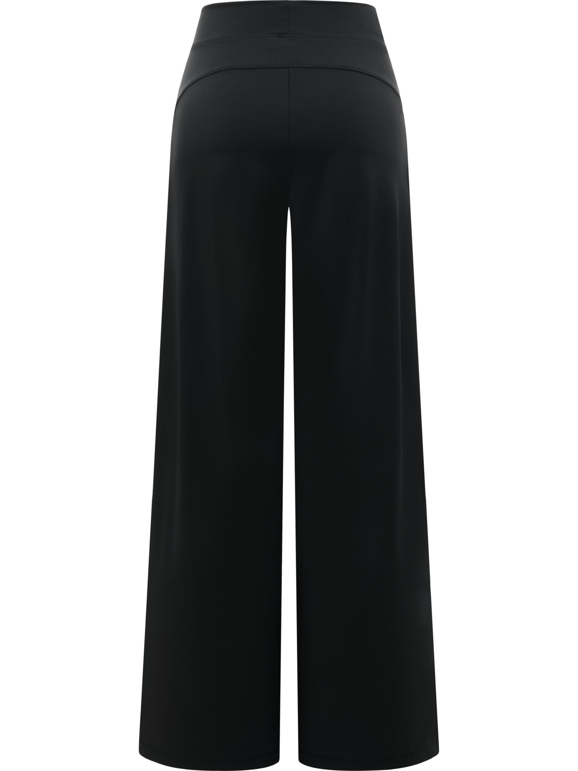 Lange Stoffhose mit Taschen "Awye" Black