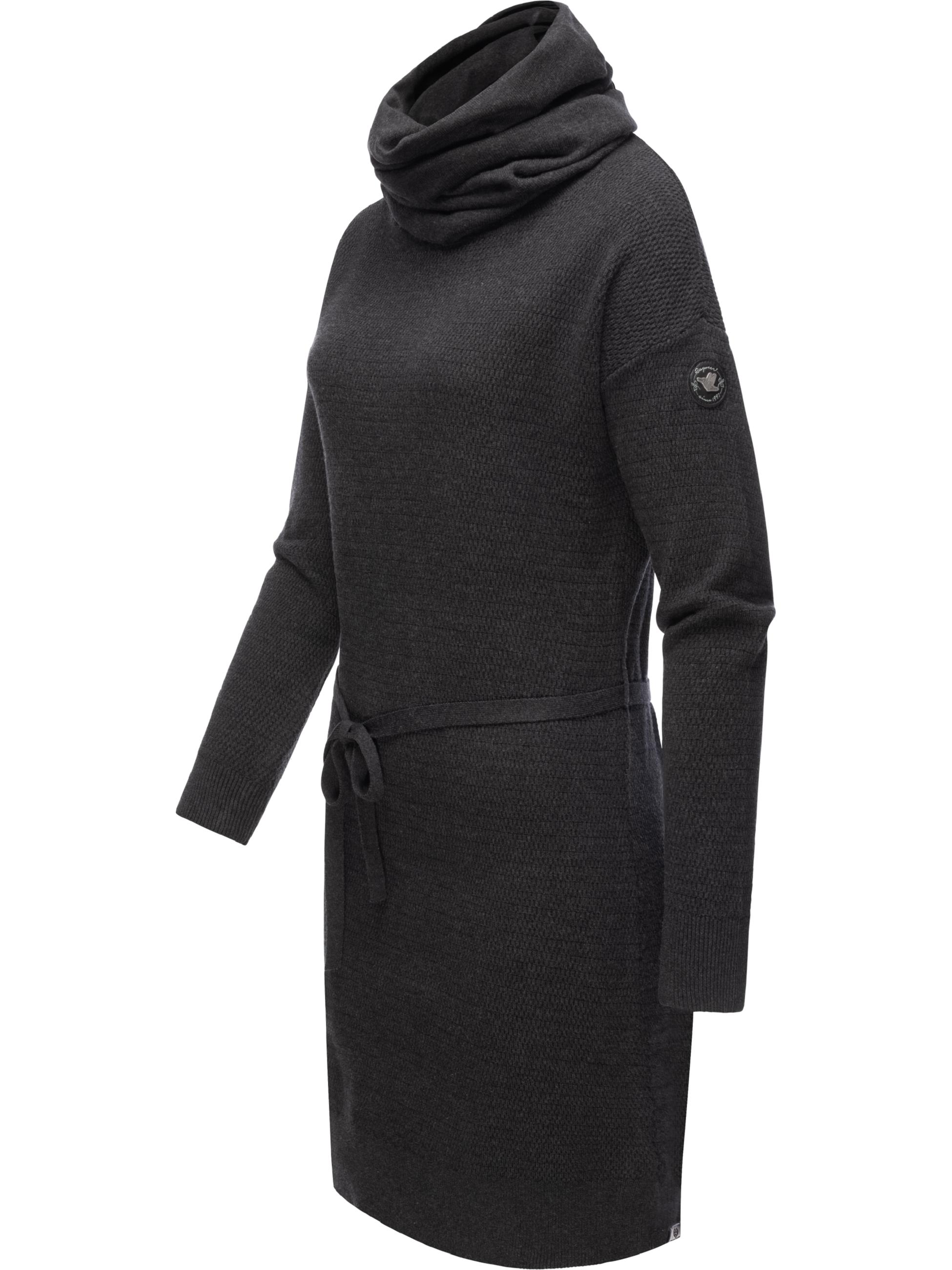 Weiches Strickkleid "Babett Dress Intl." Dark Grey