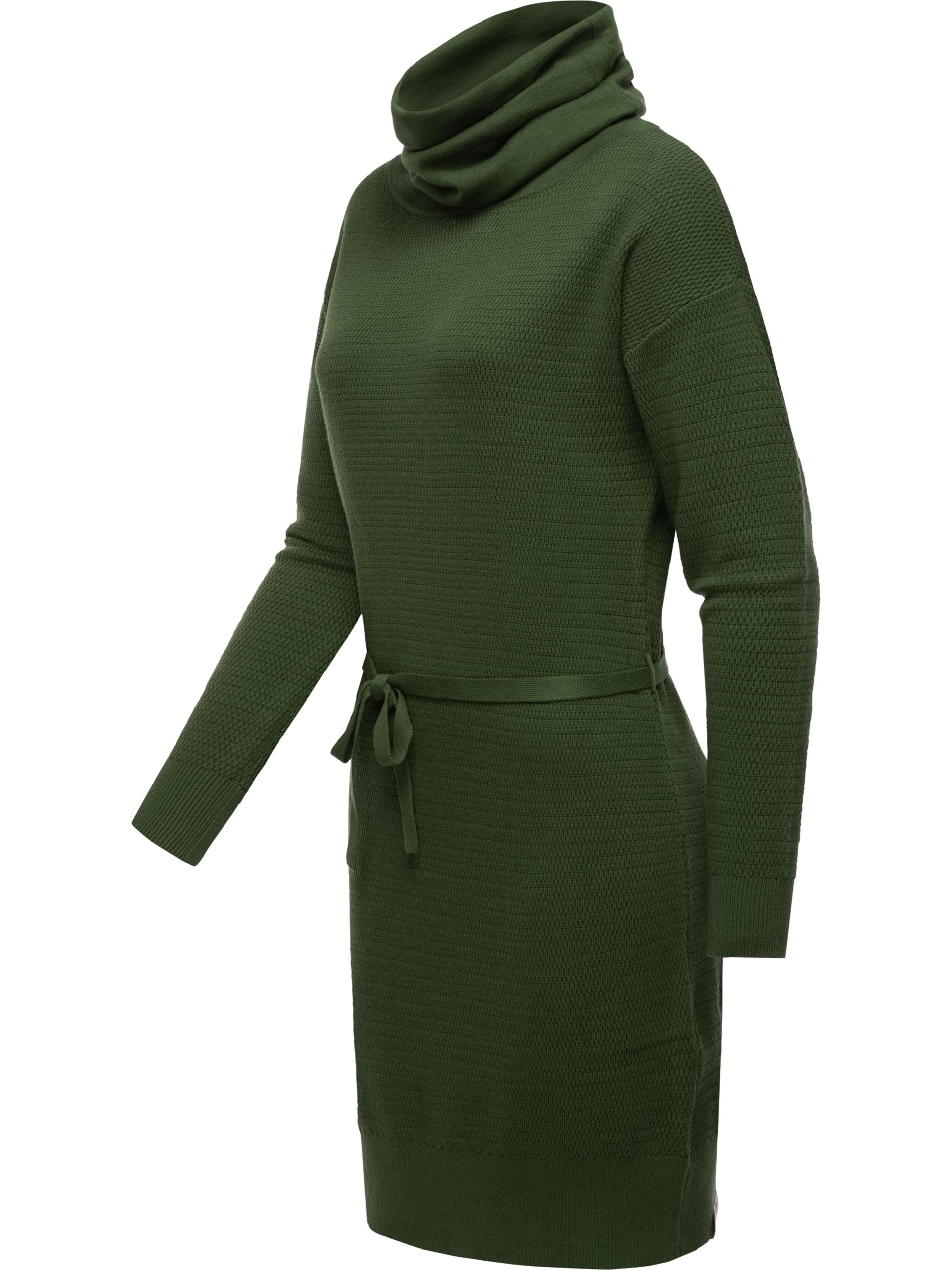 Weiches Strickkleid "Babett Dress Intl." Dark Olive23