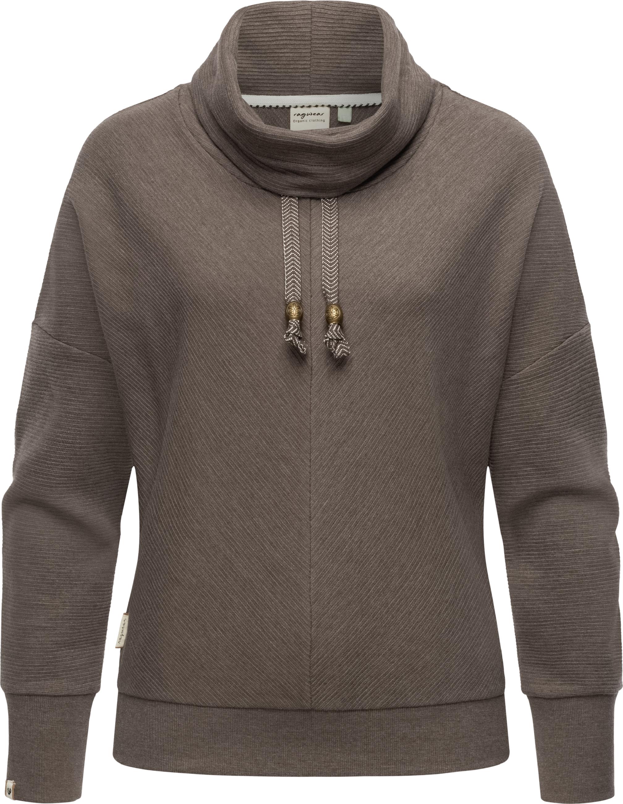 Oversize-Hoodie mit Schlauchkragen "Balancia Organic" Mocca