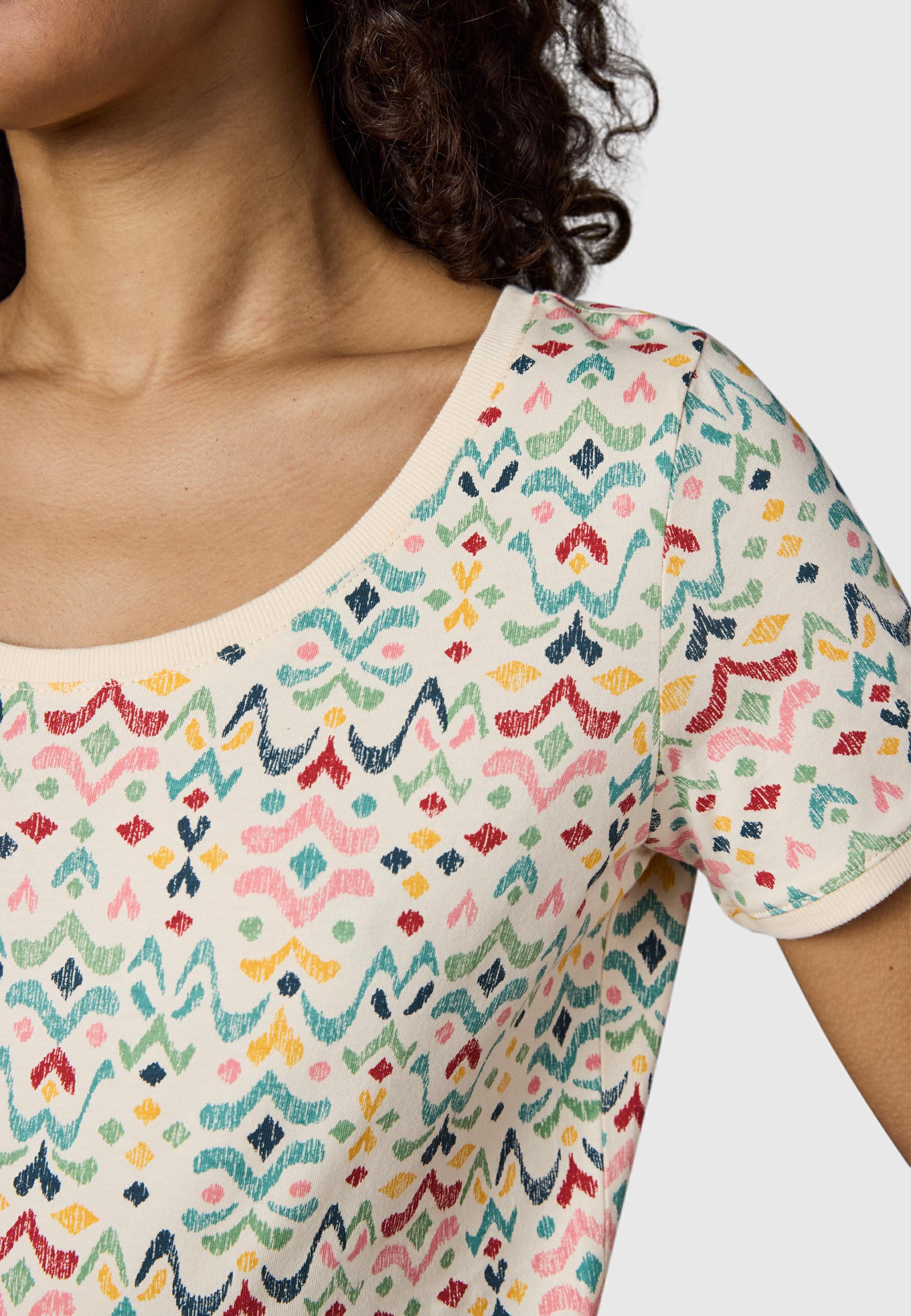 Gemustertes Kleid "Baomi Print YOUMODO" Beige