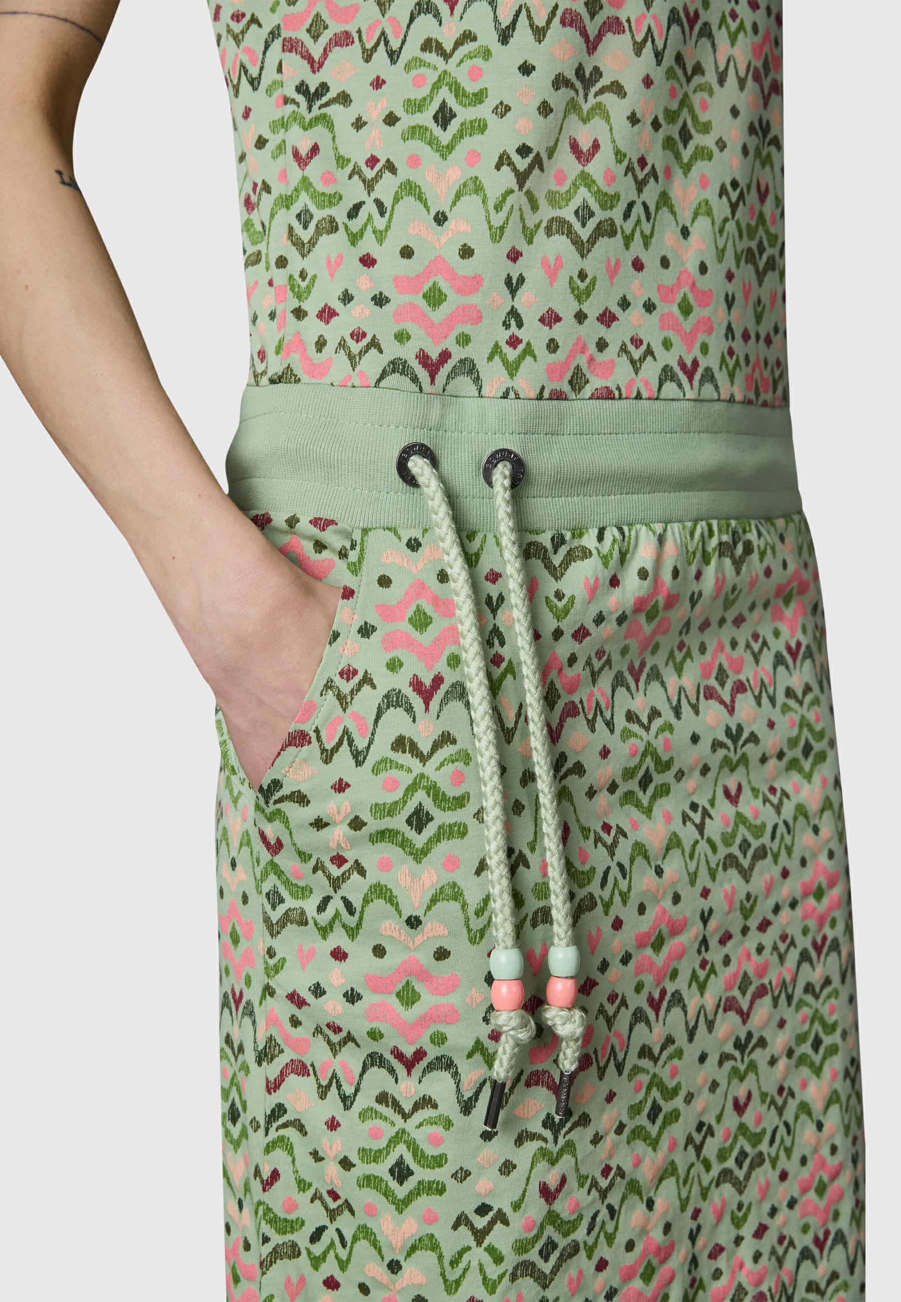 Gemustertes Kleid "Baomi Print YOUMODO" Dusty Green