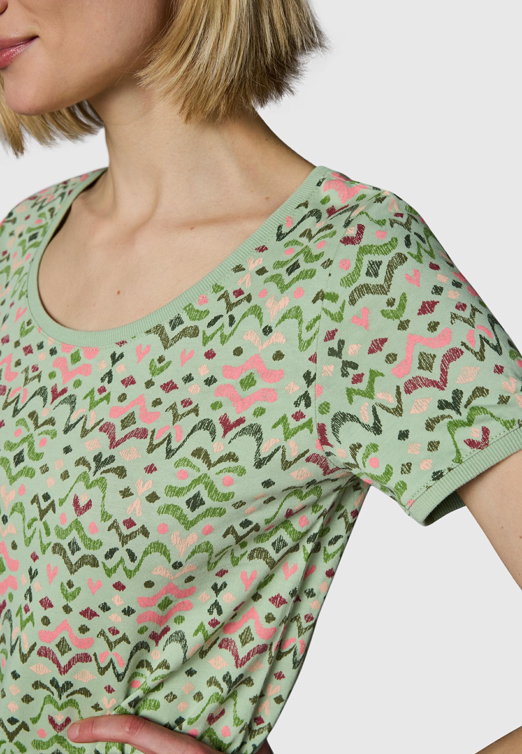 Gemustertes Kleid "Baomi Print YOUMODO" Dusty Green
