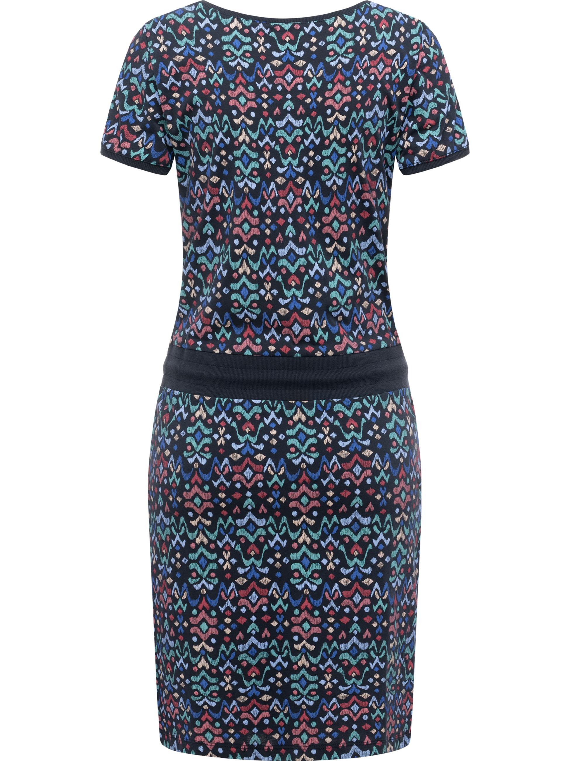 Gemustertes Kleid "Baomi Print YOUMODO" Navy