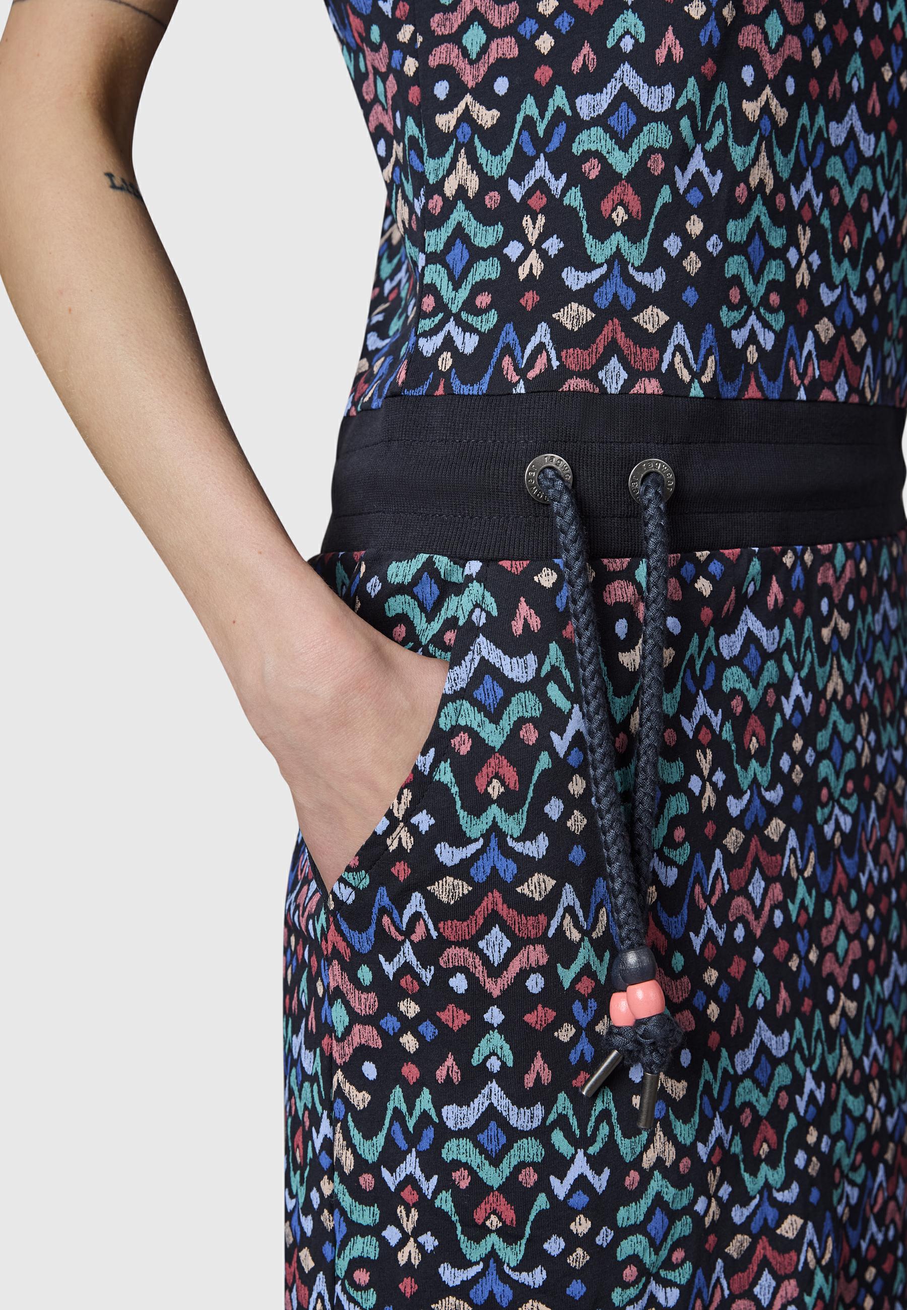 Gemustertes Kleid "Baomi Print YOUMODO" Navy