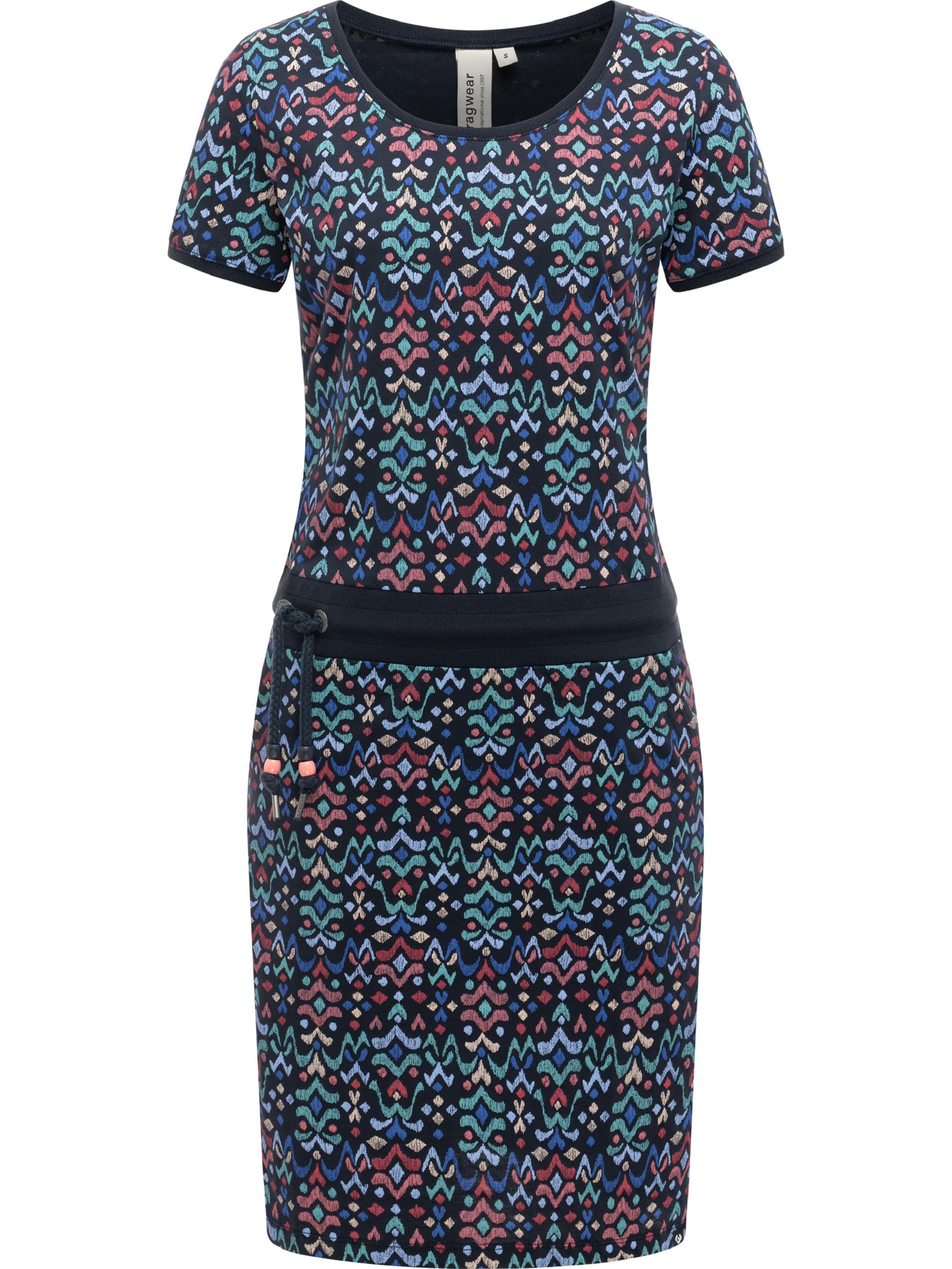 Gemustertes Kleid "Baomi Print YOUMODO" Navy