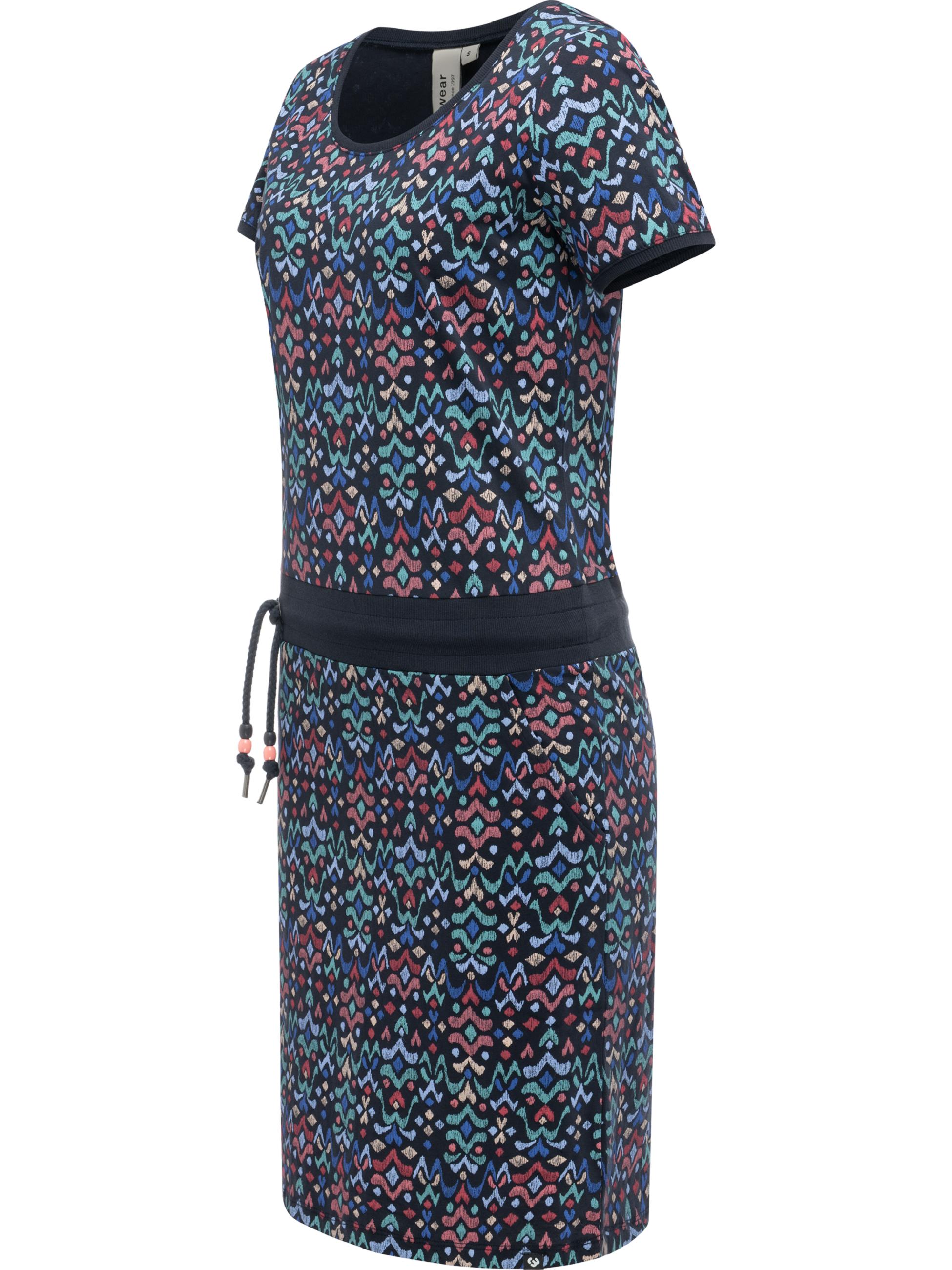 Gemustertes Kleid "Baomi Print YOUMODO" Navy