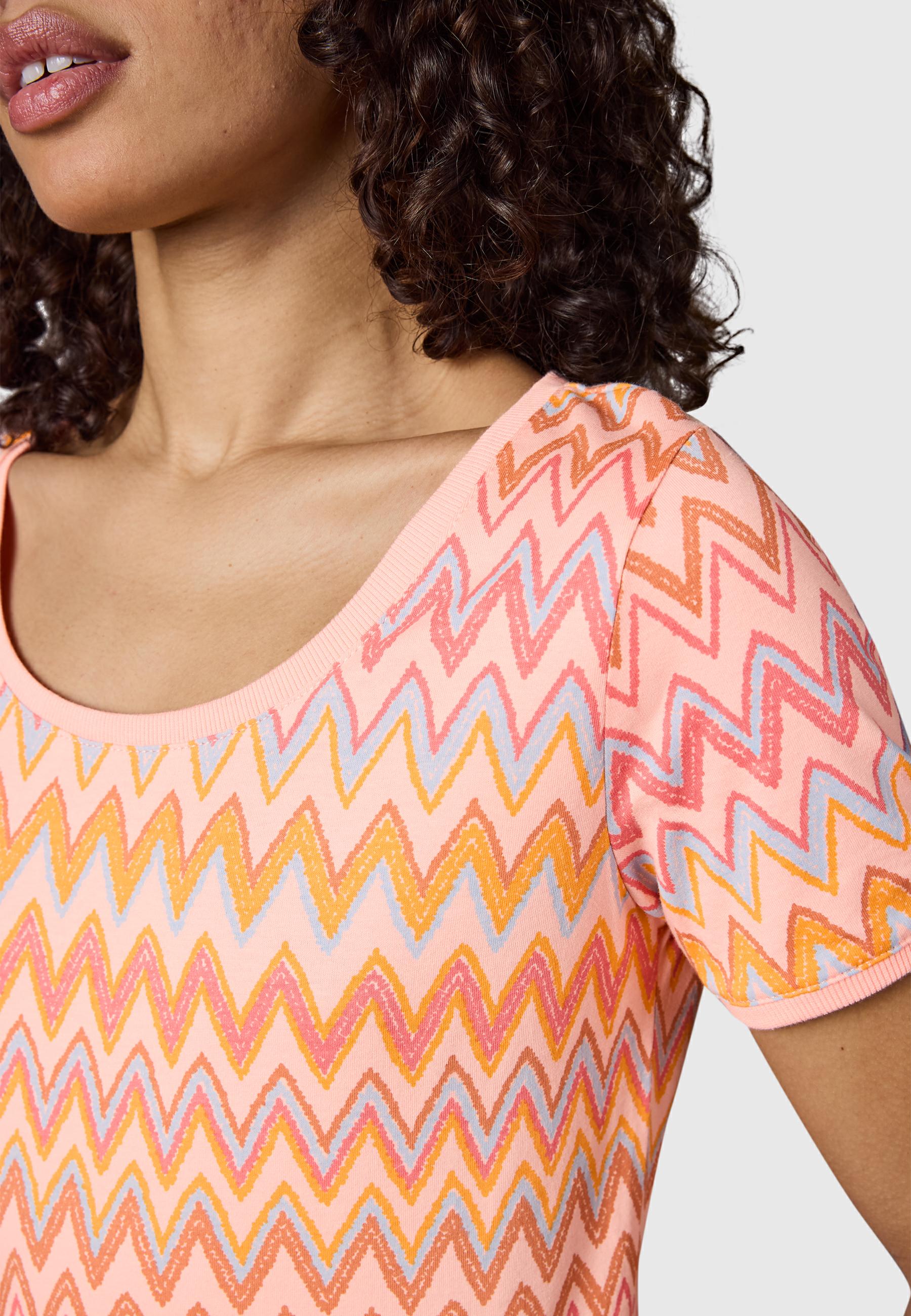 Gemustertes Kleid "Baomi Print YOUMODO" Peach