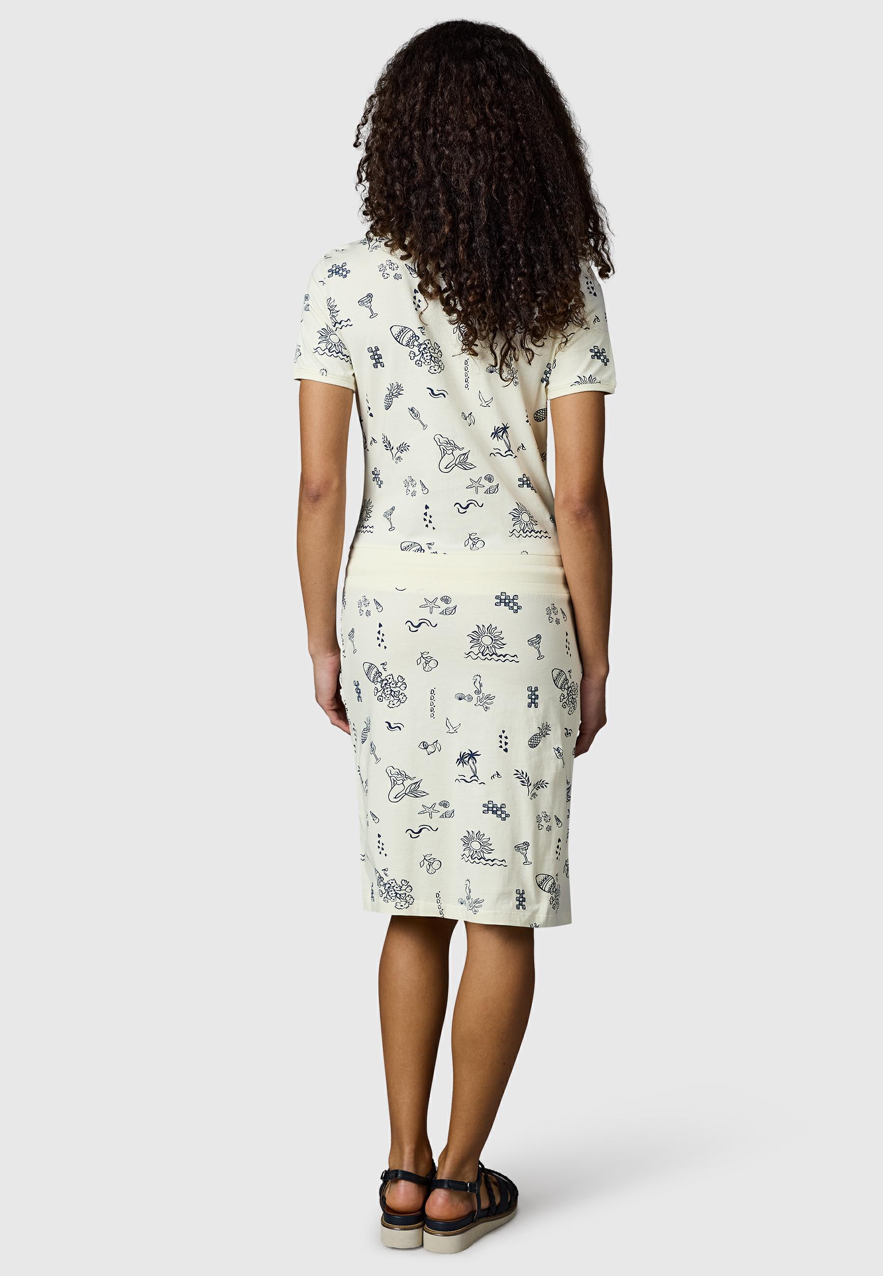 Gemustertes Sommerkleid "Baomi Summer YOUMODO" Ivory