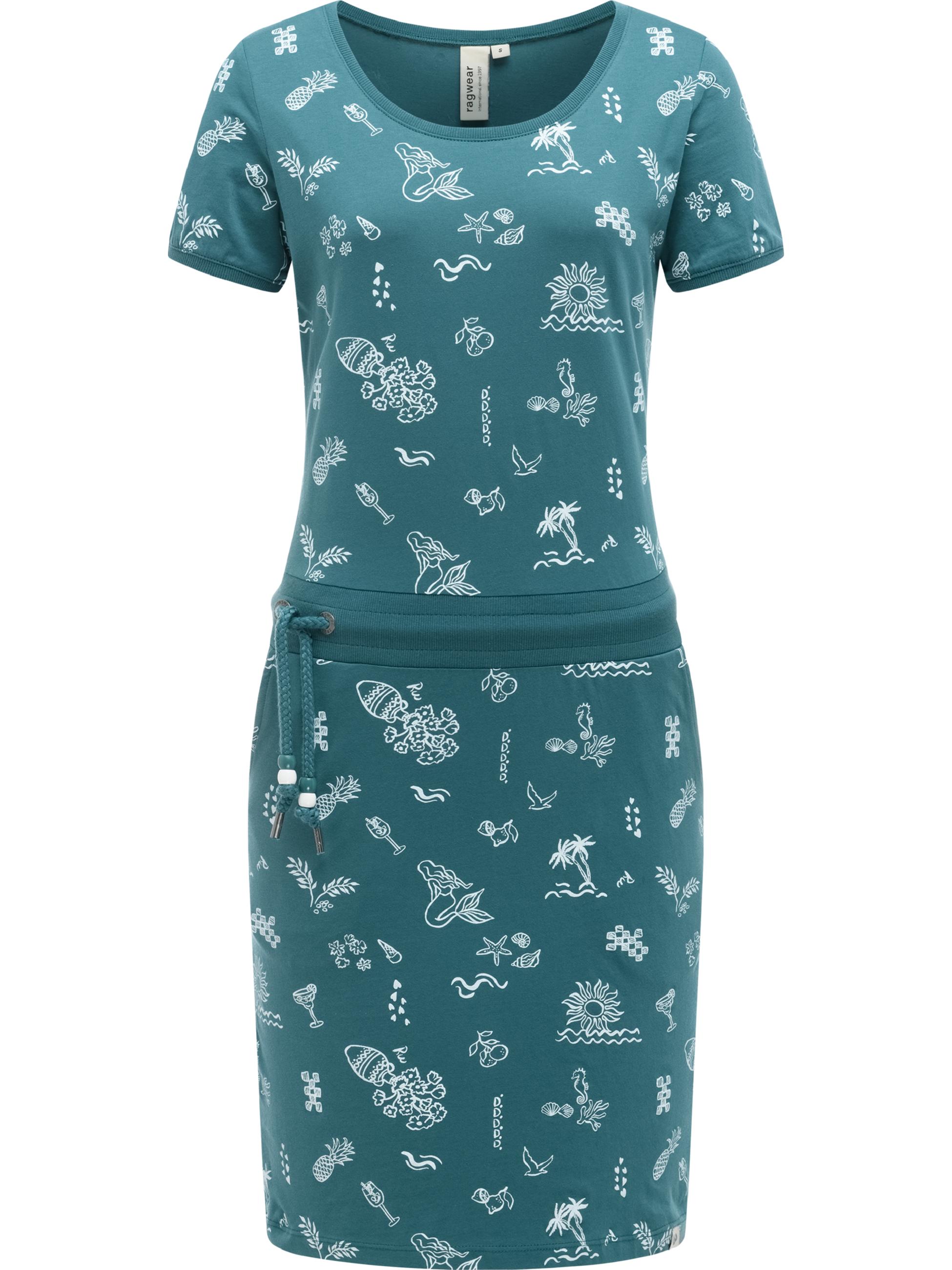 Gemustertes Sommerkleid "Baomi Summer YOUMODO" Ocean Green