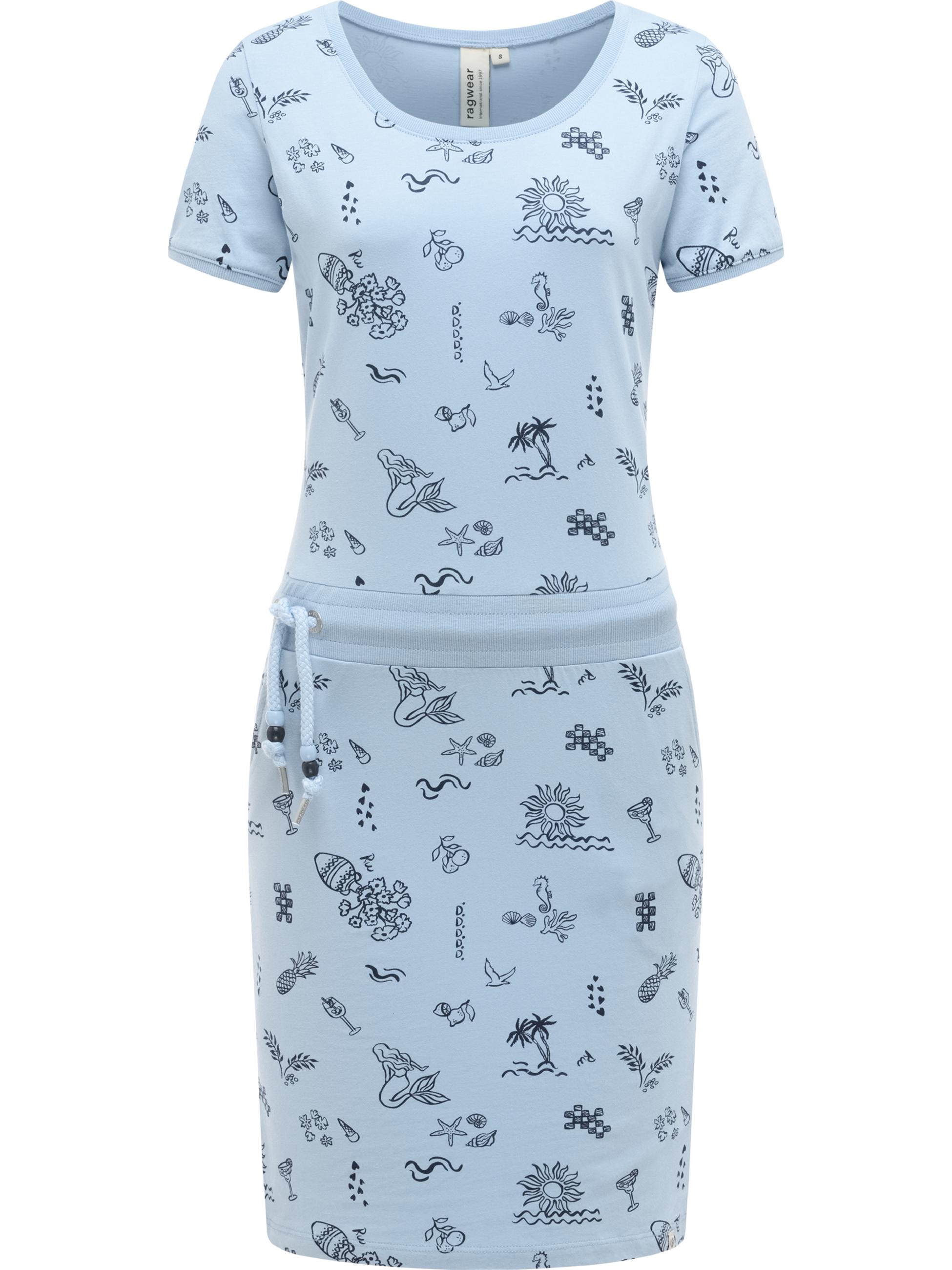 Gemustertes Sommerkleid "Baomi Summer YOUMODO" Sky Blue