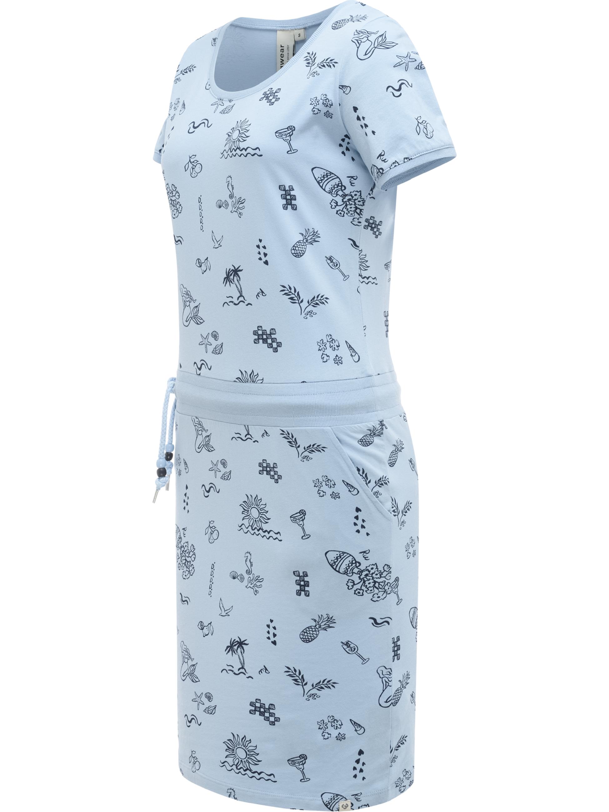 Gemustertes Sommerkleid "Baomi Summer YOUMODO" Sky Blue