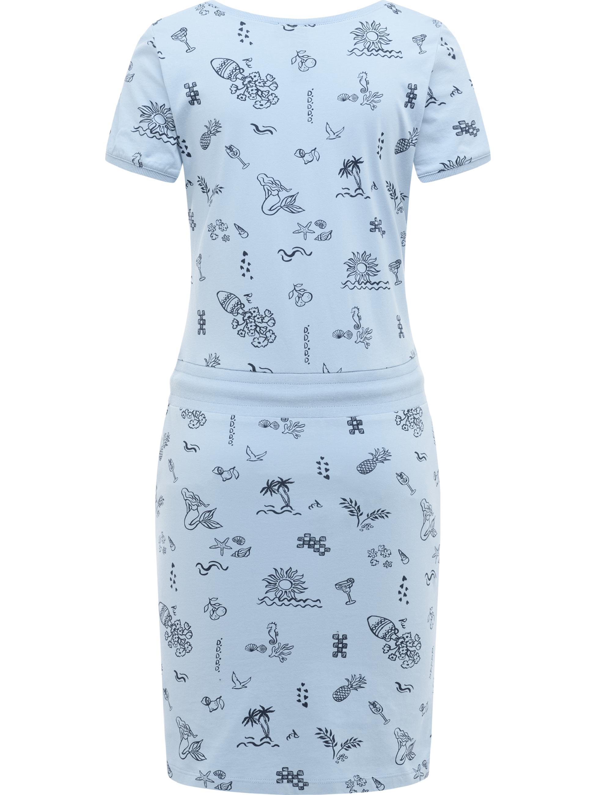 Gemustertes Sommerkleid "Baomi Summer YOUMODO" Sky Blue