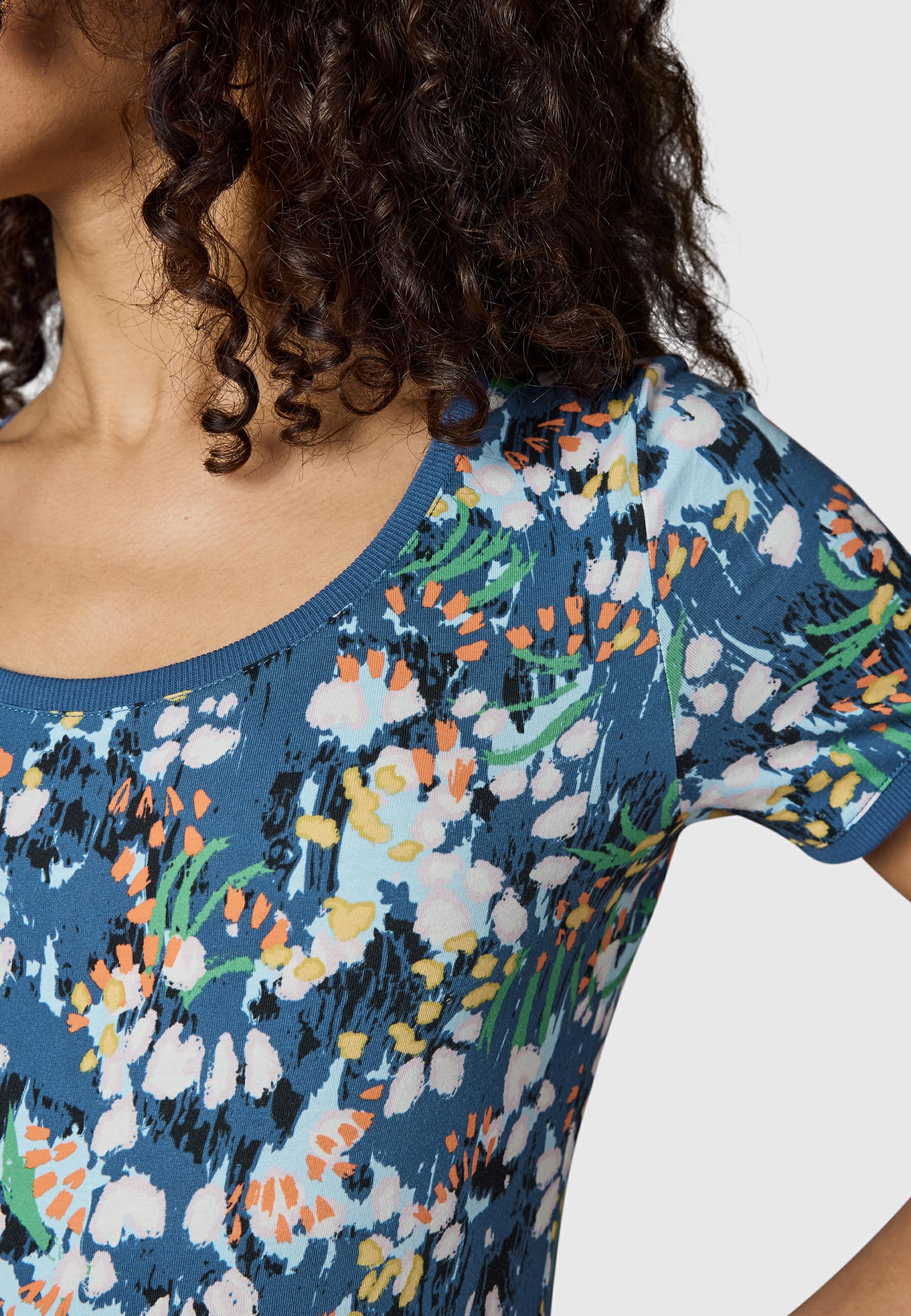 Gemustertes Kleid "Baomi Tropic YOUMODO" Night Blue