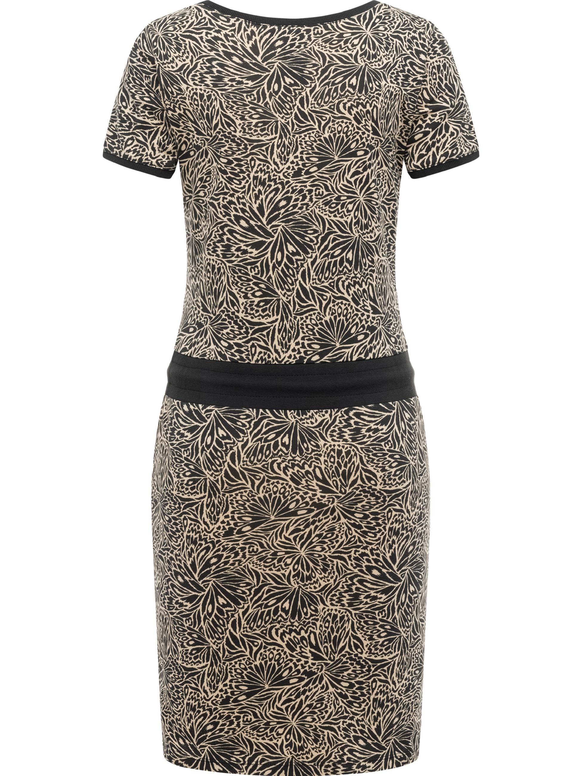 Gemustertes Minikleid "Baomi Zoo YOUMODO" Black