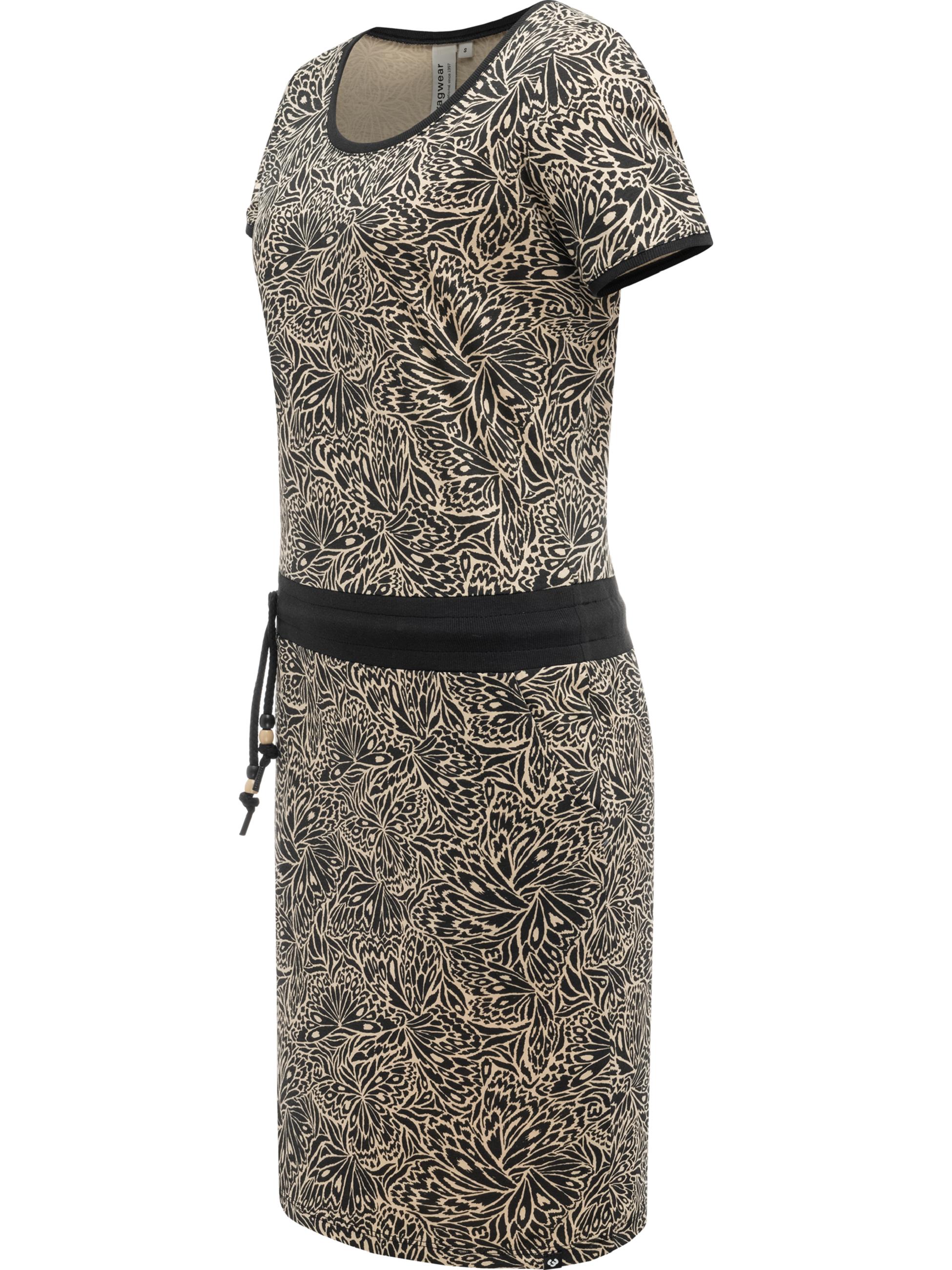 Gemustertes Minikleid "Baomi Zoo YOUMODO" Black