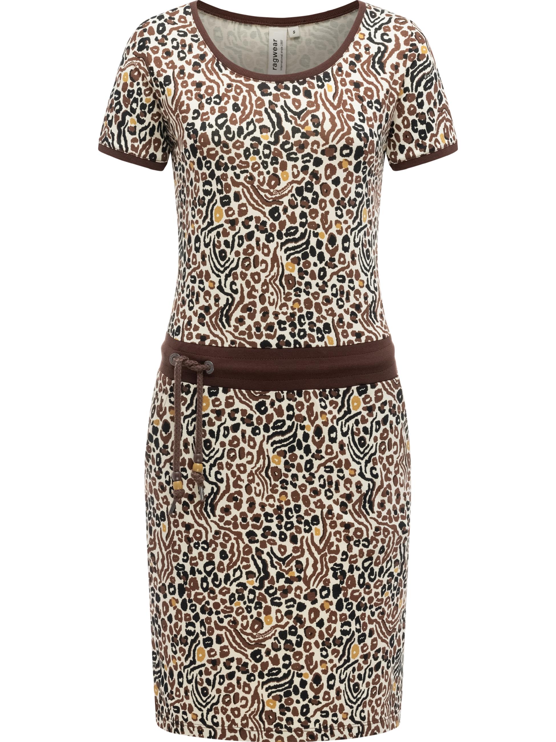 Gemustertes Minikleid "Baomi Zoo YOUMODO" Brown
