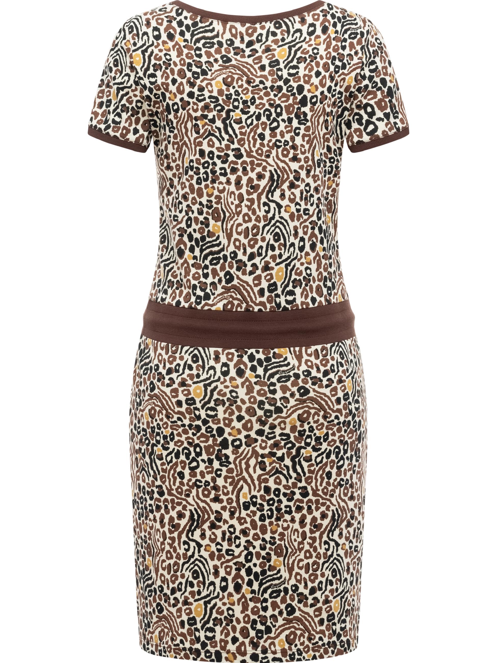 Gemustertes Minikleid "Baomi Zoo YOUMODO" Brown