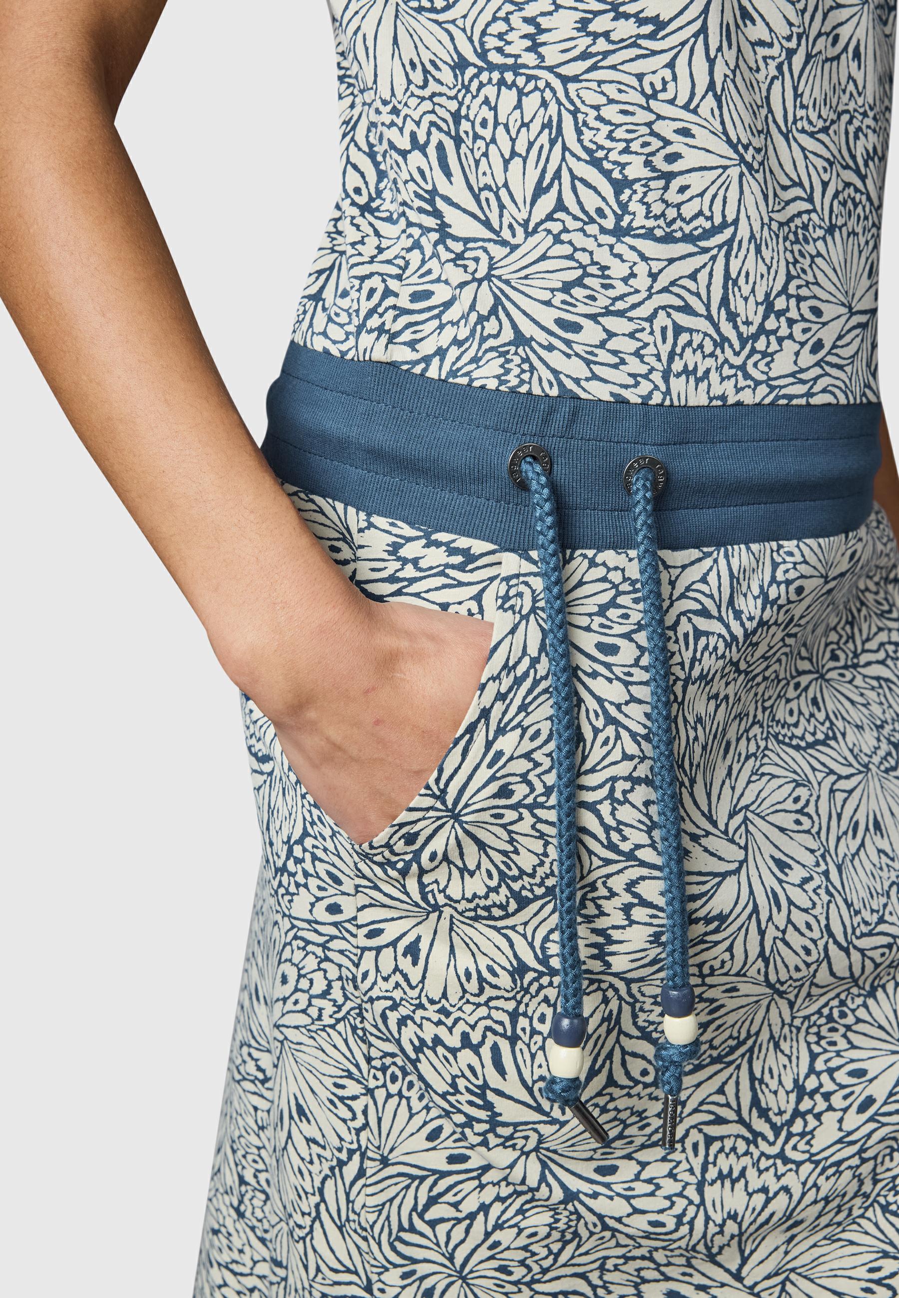 Gemustertes Minikleid "Baomi Zoo YOUMODO" Ecru