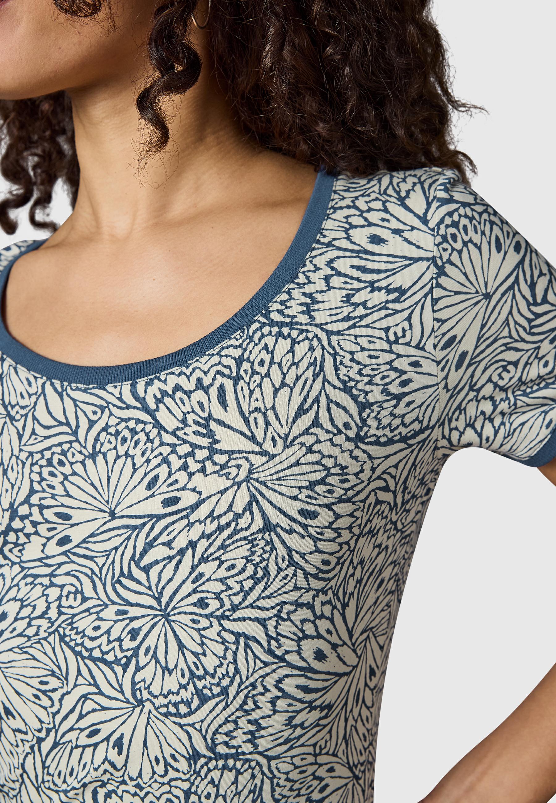 Gemustertes Minikleid "Baomi Zoo YOUMODO" Ecru