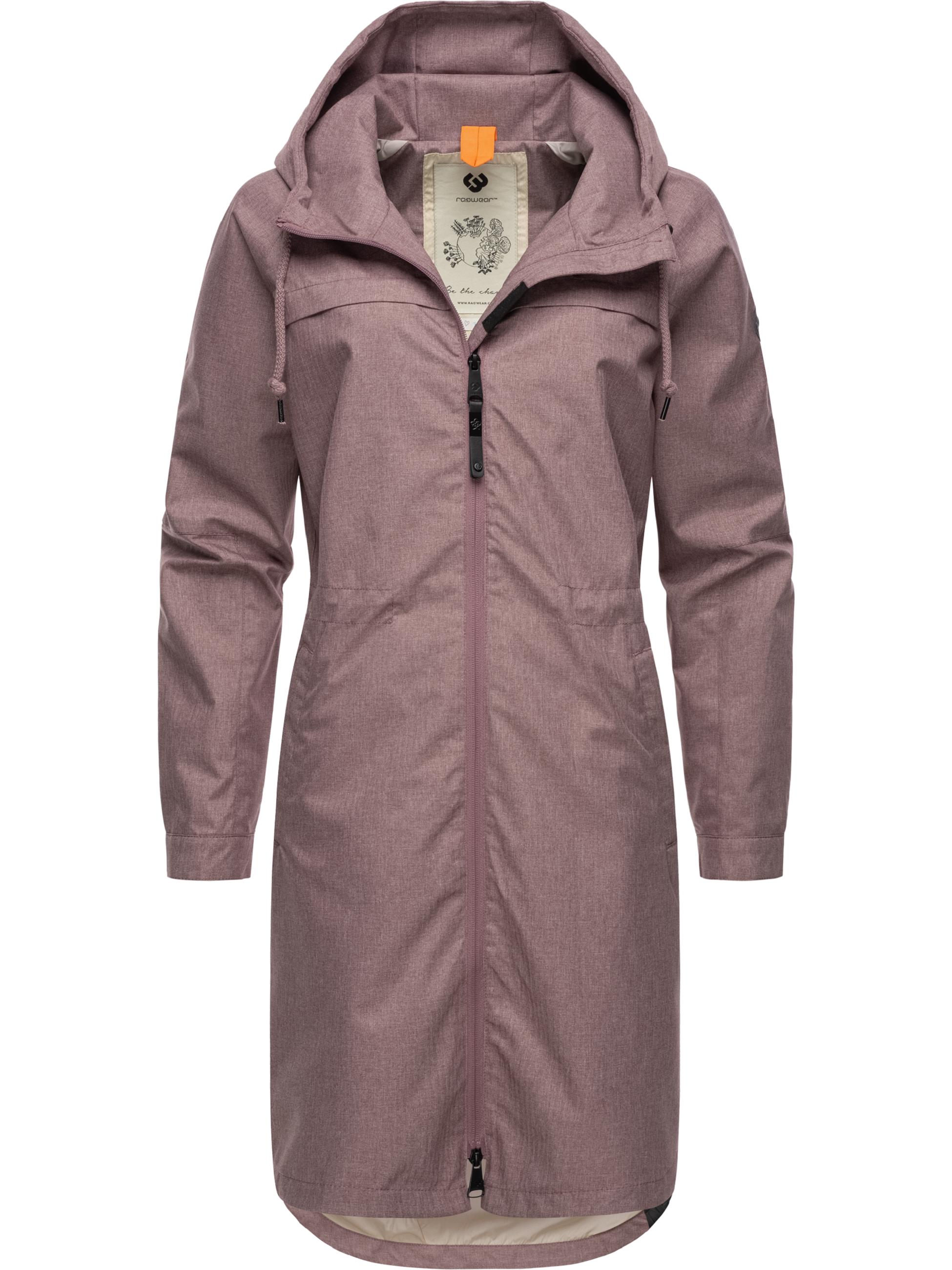 Lange Übergangsjacke Parka mit Kapuze "Belinka" Mauve24