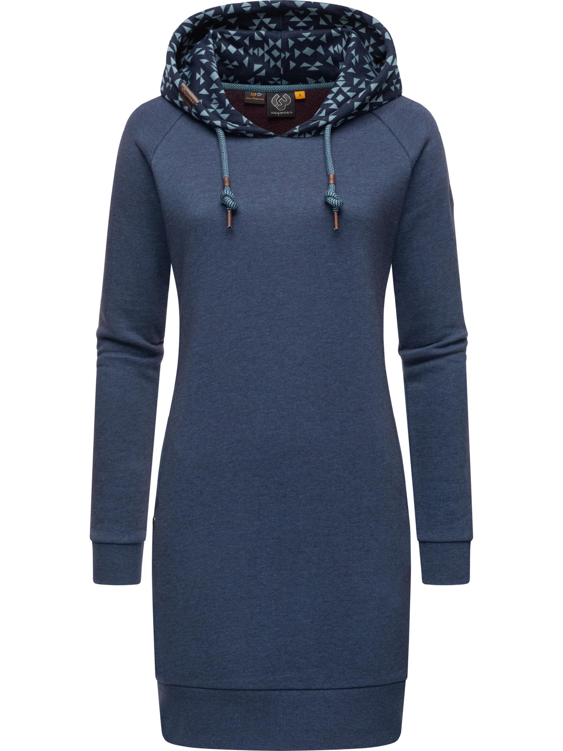 Baumwoll Jersey Kleid "Bessi" Navy