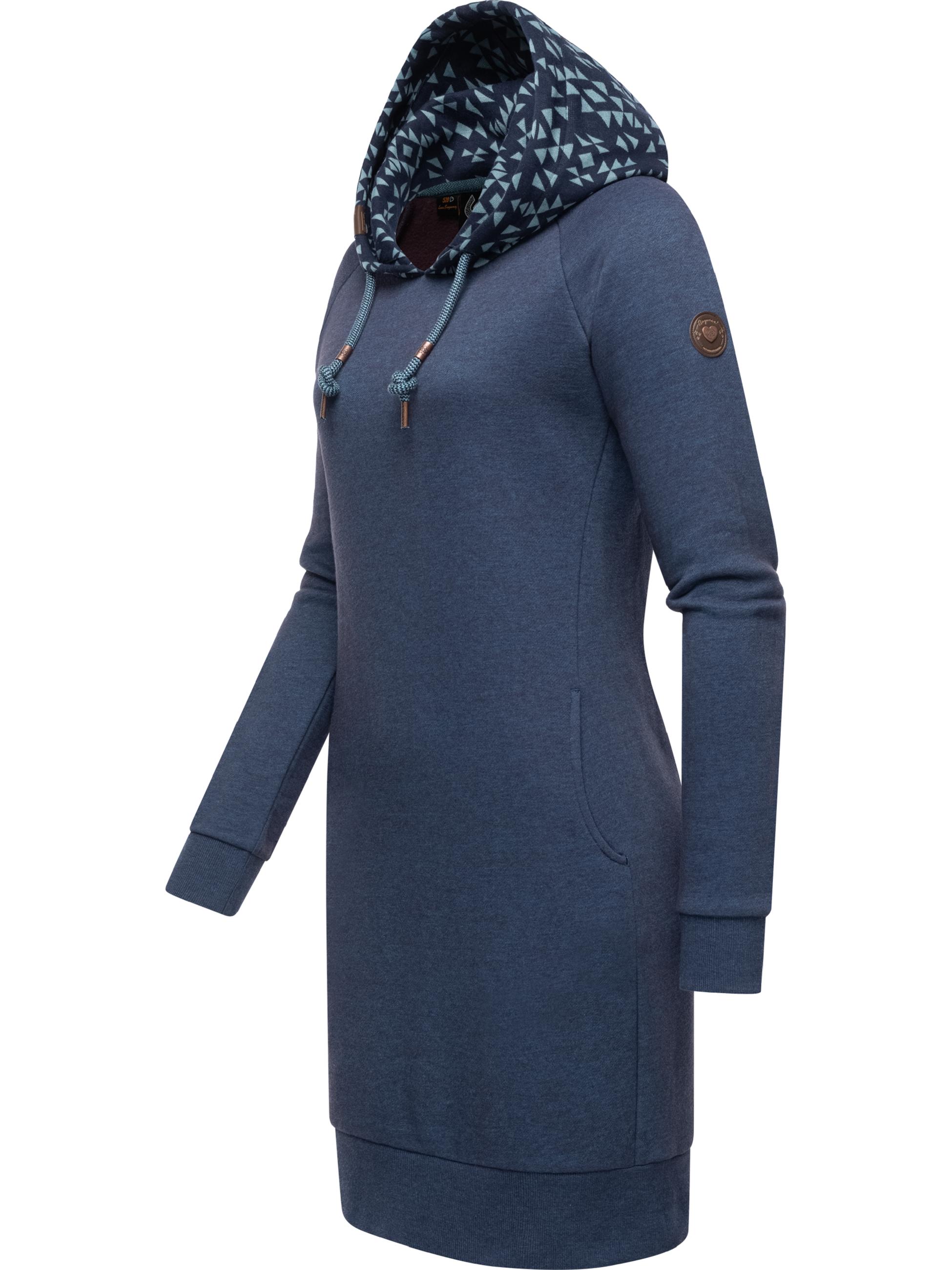 Baumwoll Jersey Kleid "Bessi" Navy