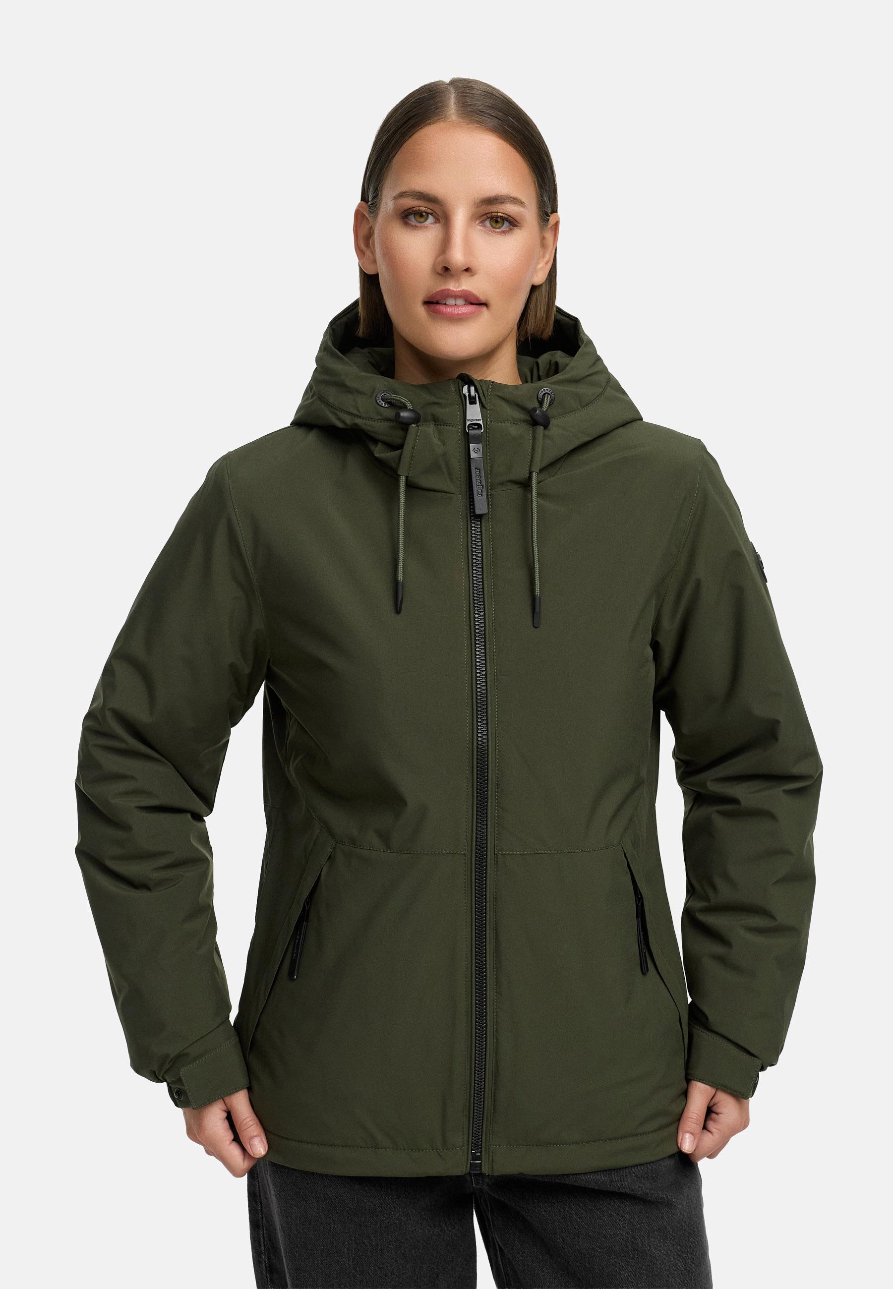 Winterjacke mit Kapuze "Bevin Warm YOUMODO" Dark Olive
