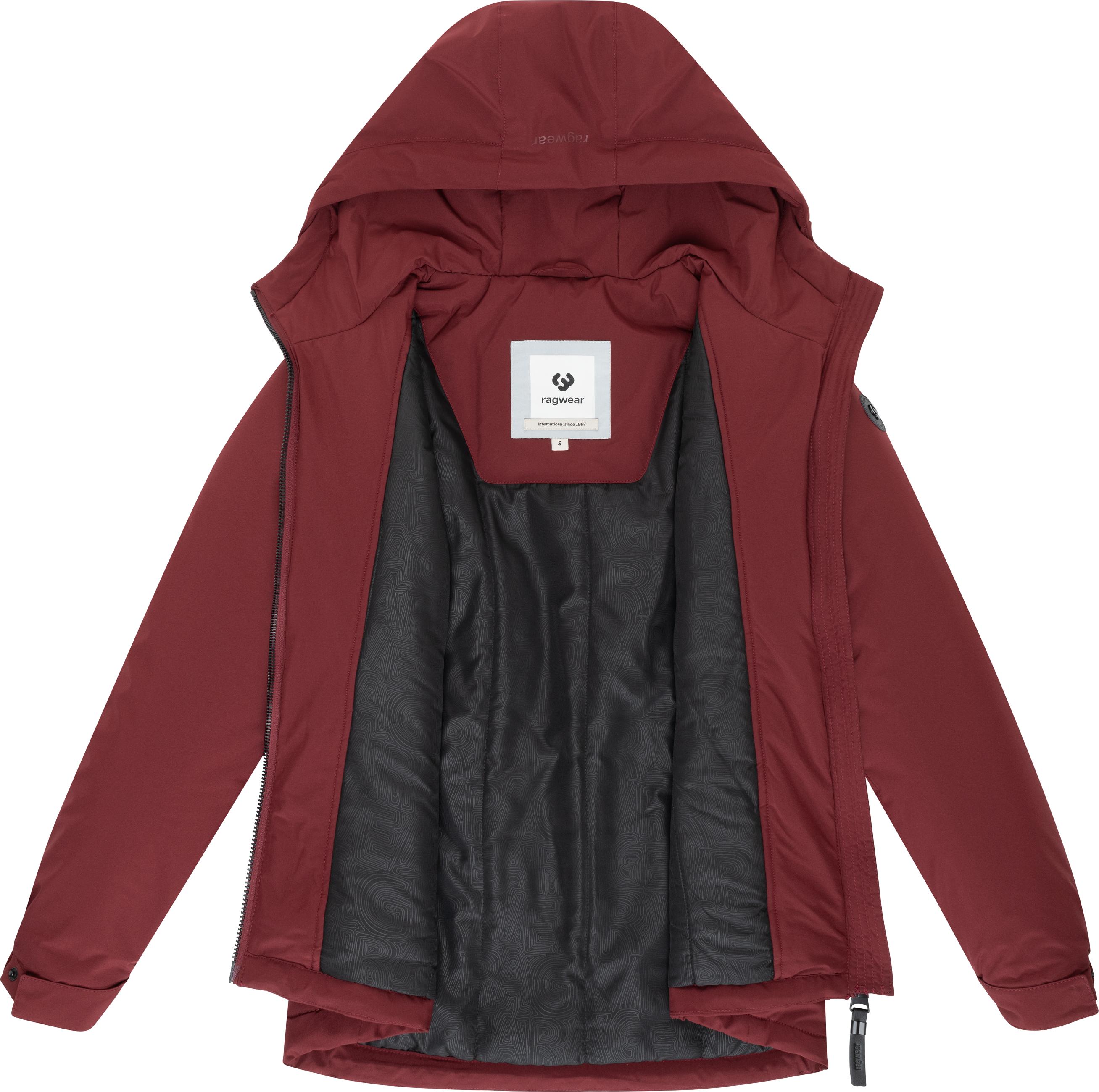 Winterjacke mit Kapuze "Bevin Warm YOUMODO" Wine Red