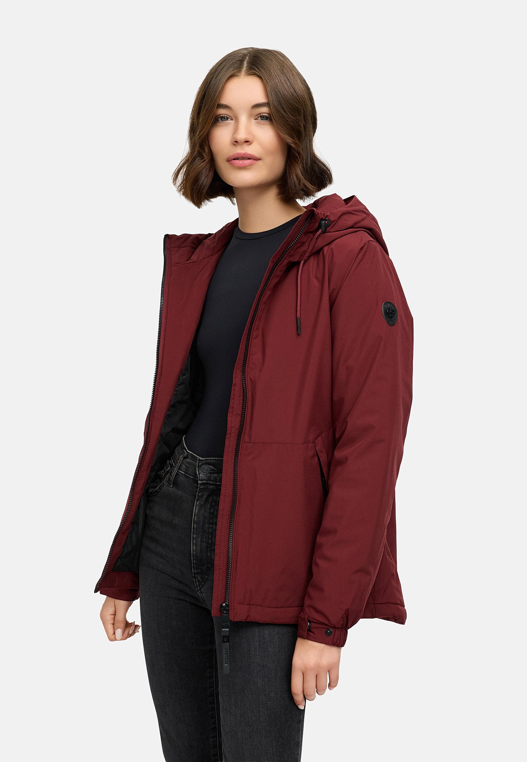 Winterjacke mit Kapuze "Bevin Warm YOUMODO" Wine Red