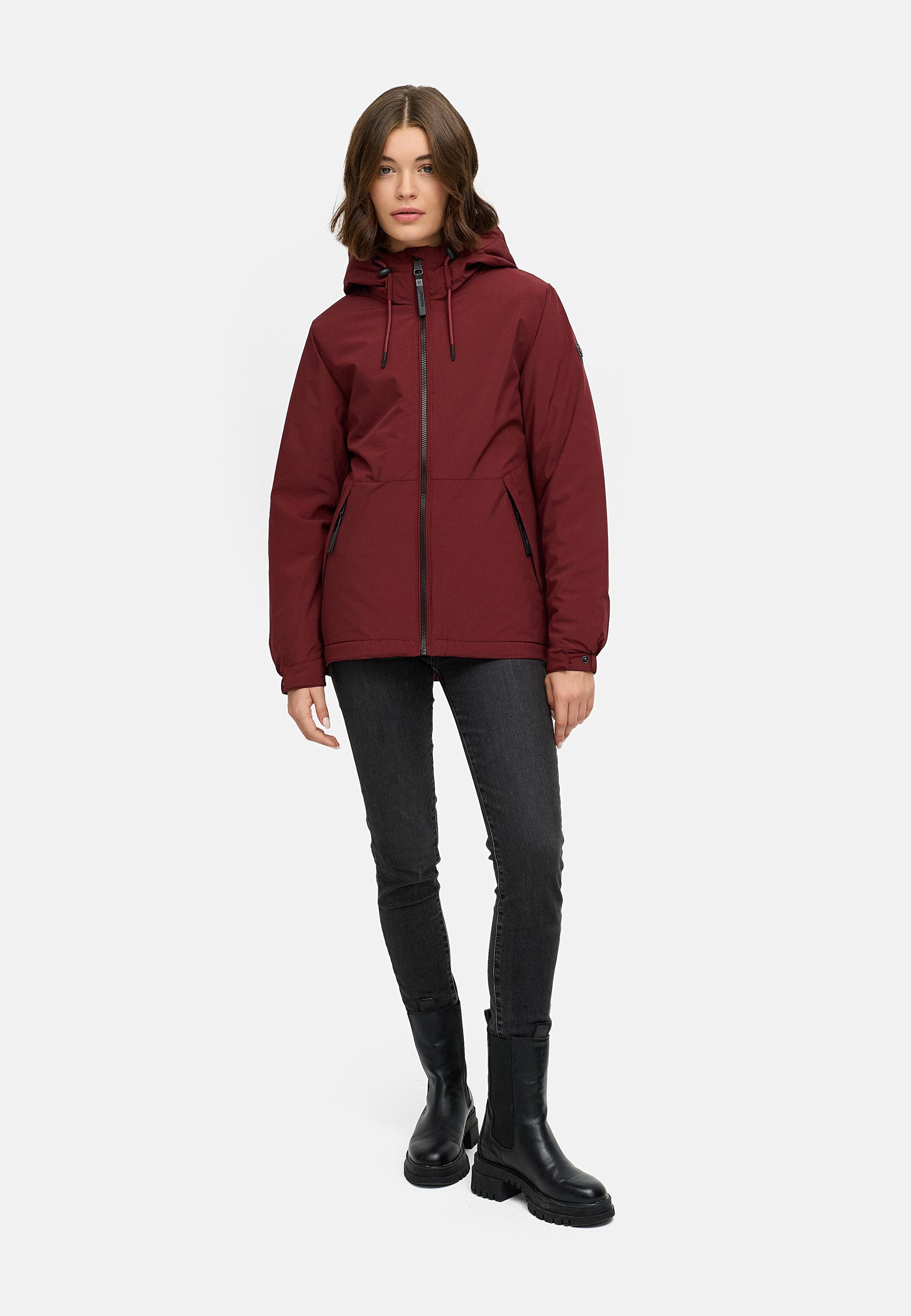 Winterjacke mit Kapuze "Bevin Warm YOUMODO" Wine Red