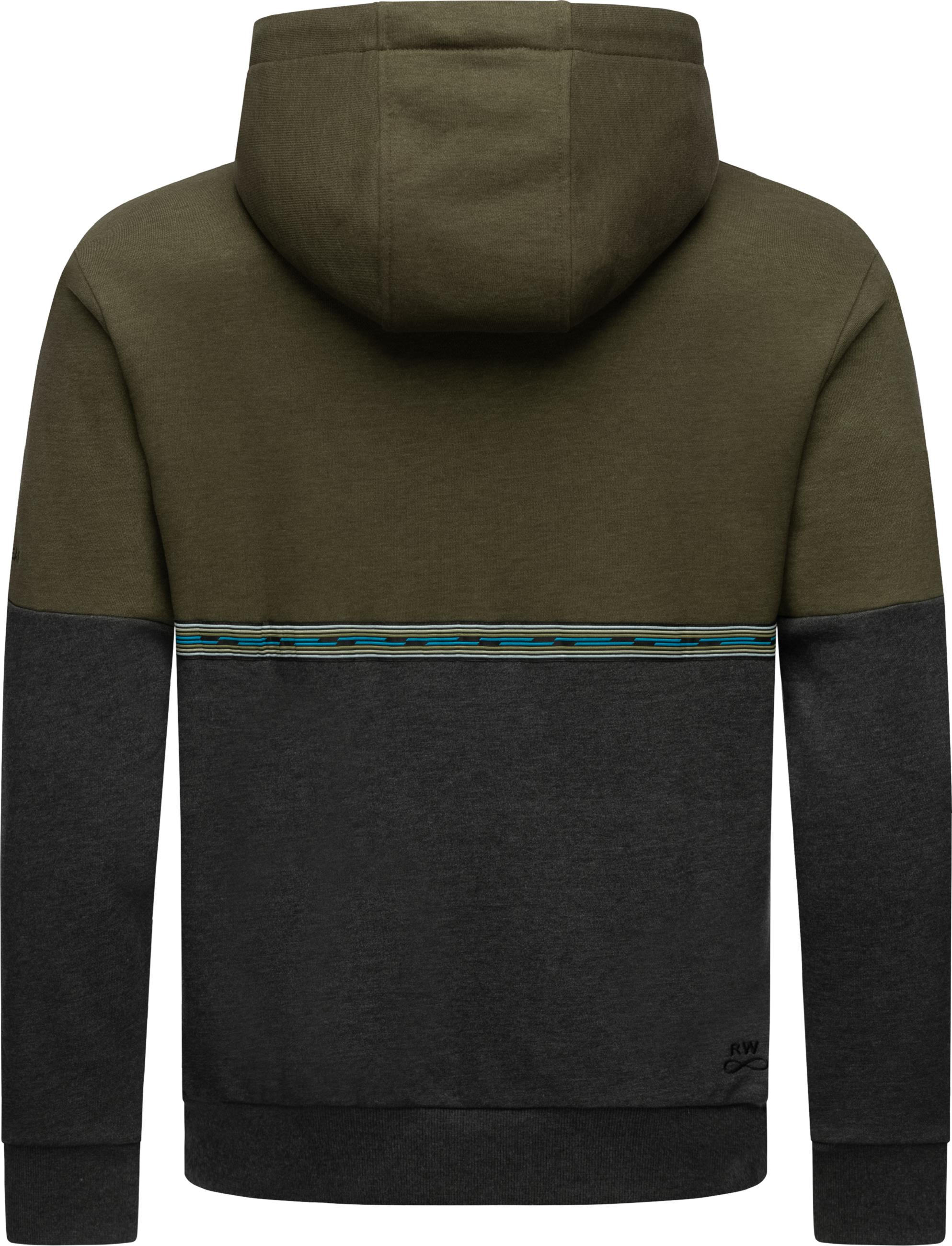 Herren Kapuzensweatshirt "Blocky Hoody" Dark Olive