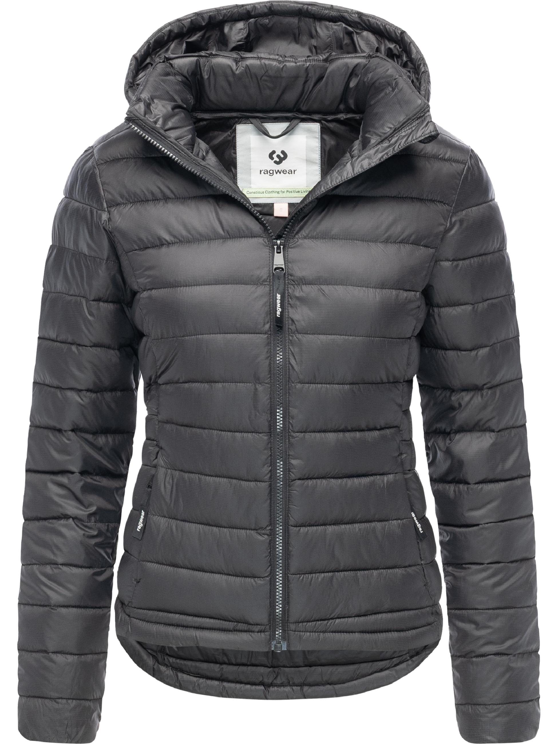 Steppjacke mit abnehmbarer Kapuze "Bobie" Black