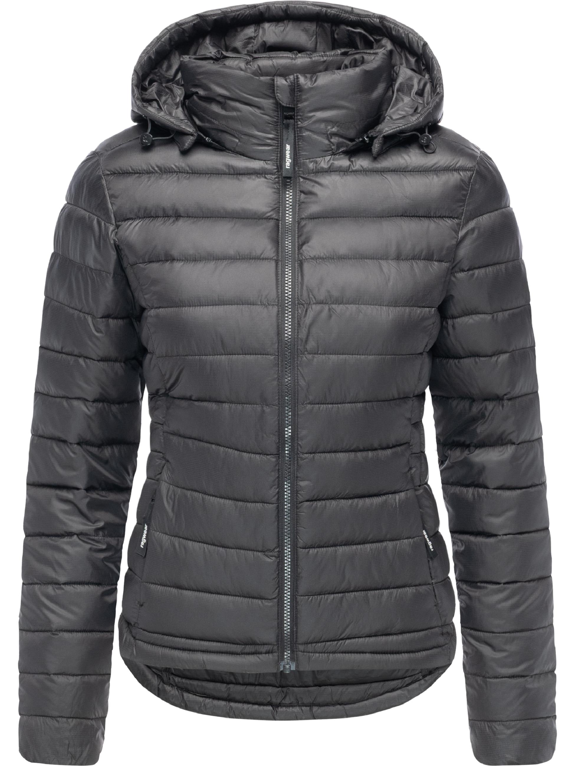 Steppjacke mit abnehmbarer Kapuze "Bobie" Black